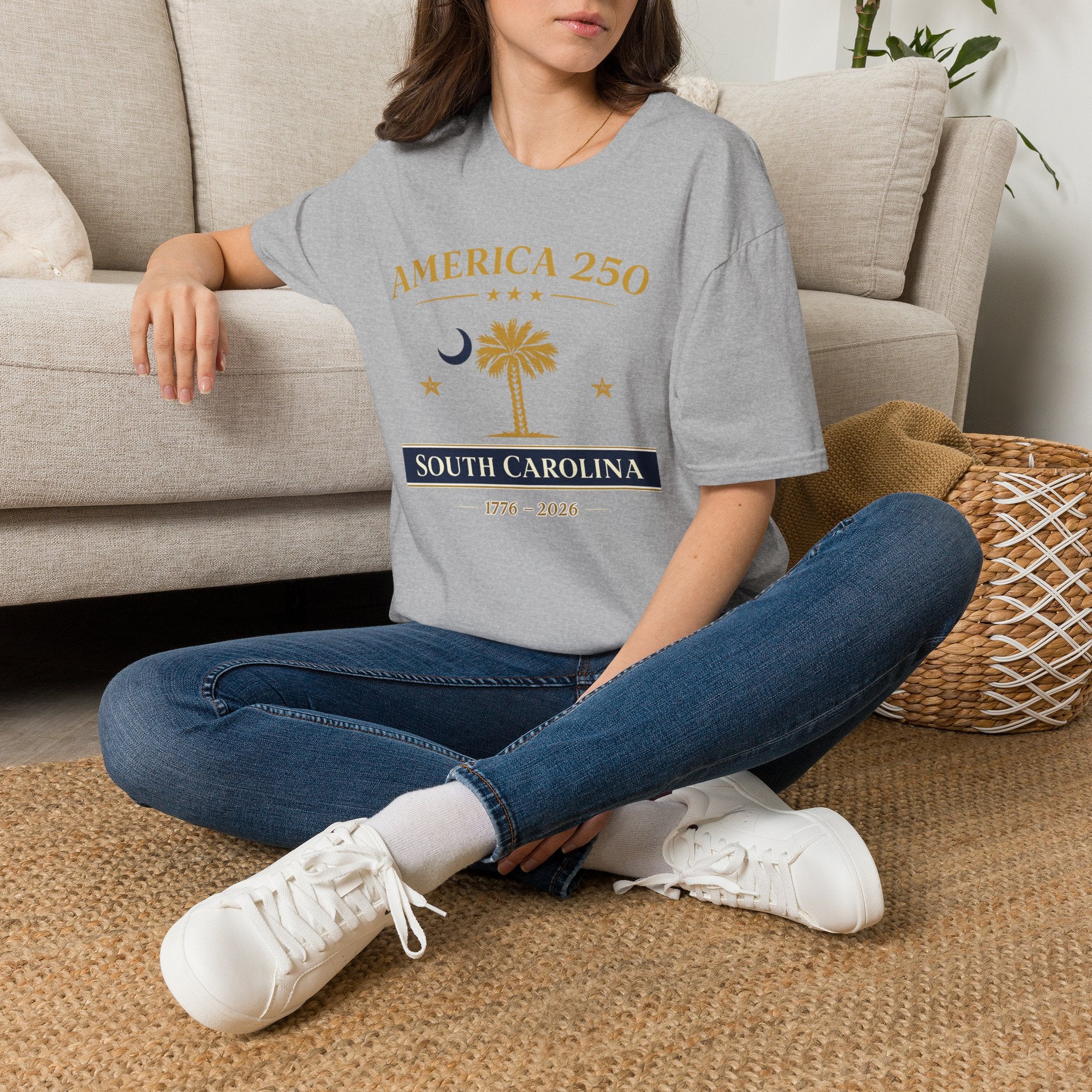 America 250 South Carolina T-Shirt 1776 - 2026 Celebration Tee