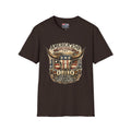 America 250 – Ohio Longhorn Skull Patriotic Vintage Tee Design