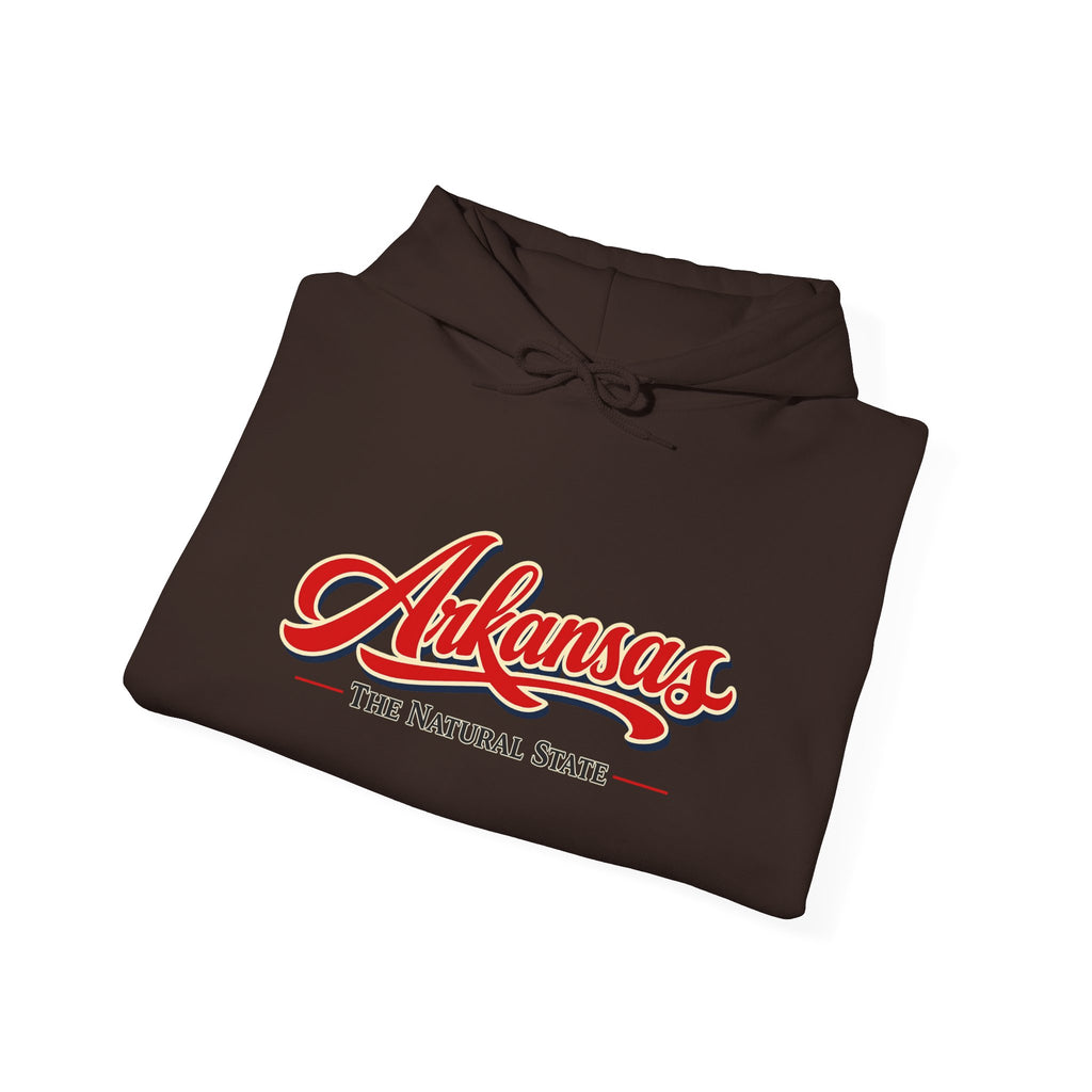 Arkansas The Natural State Heavy Blend Hooded Sweatshirt