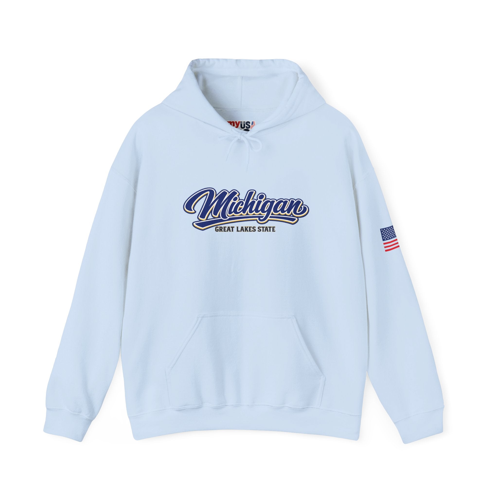 Michigan Great Lakes State Heavy Blend Hooded Sweatshirt
