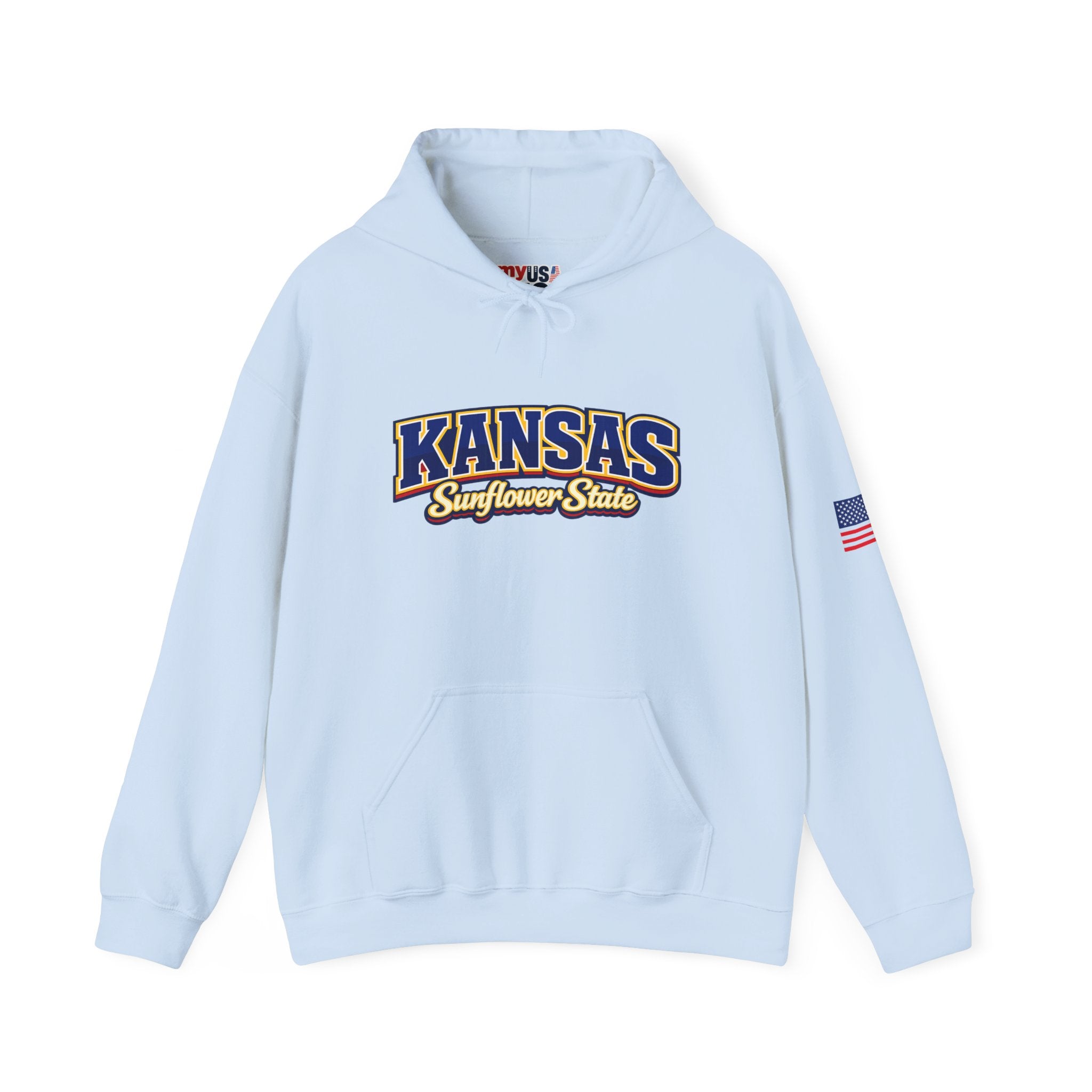 Kansas Sunflower State Heavy Blend Hooded Sweatshirt