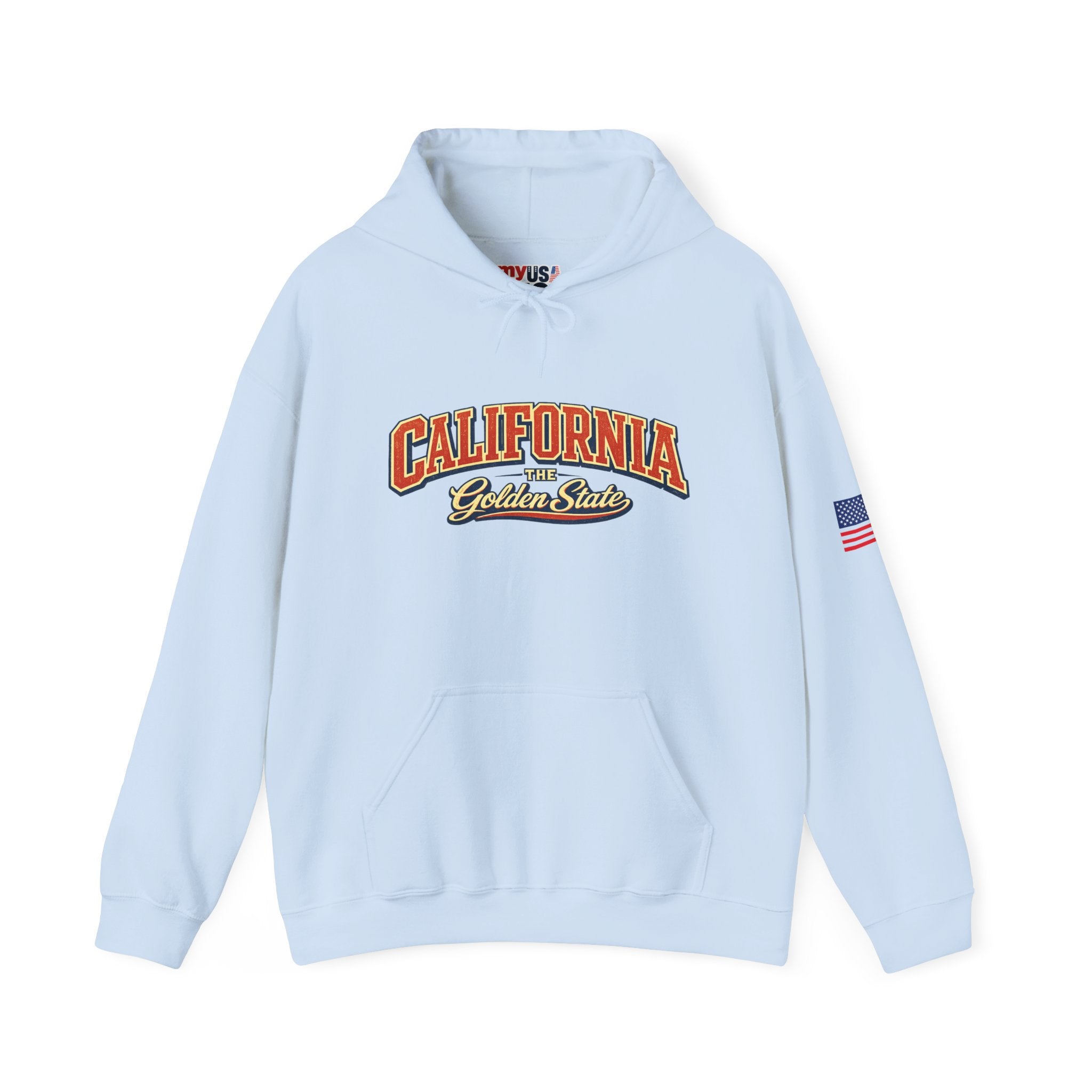 California The Golden State Heavy Blend Hooded Sweatshirt