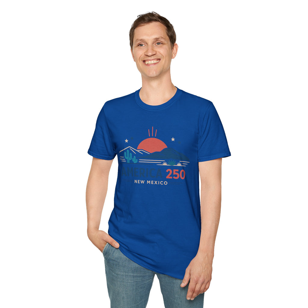 America 250 T-Shirt — New Mexico Desert Sunrise Graphic Tee