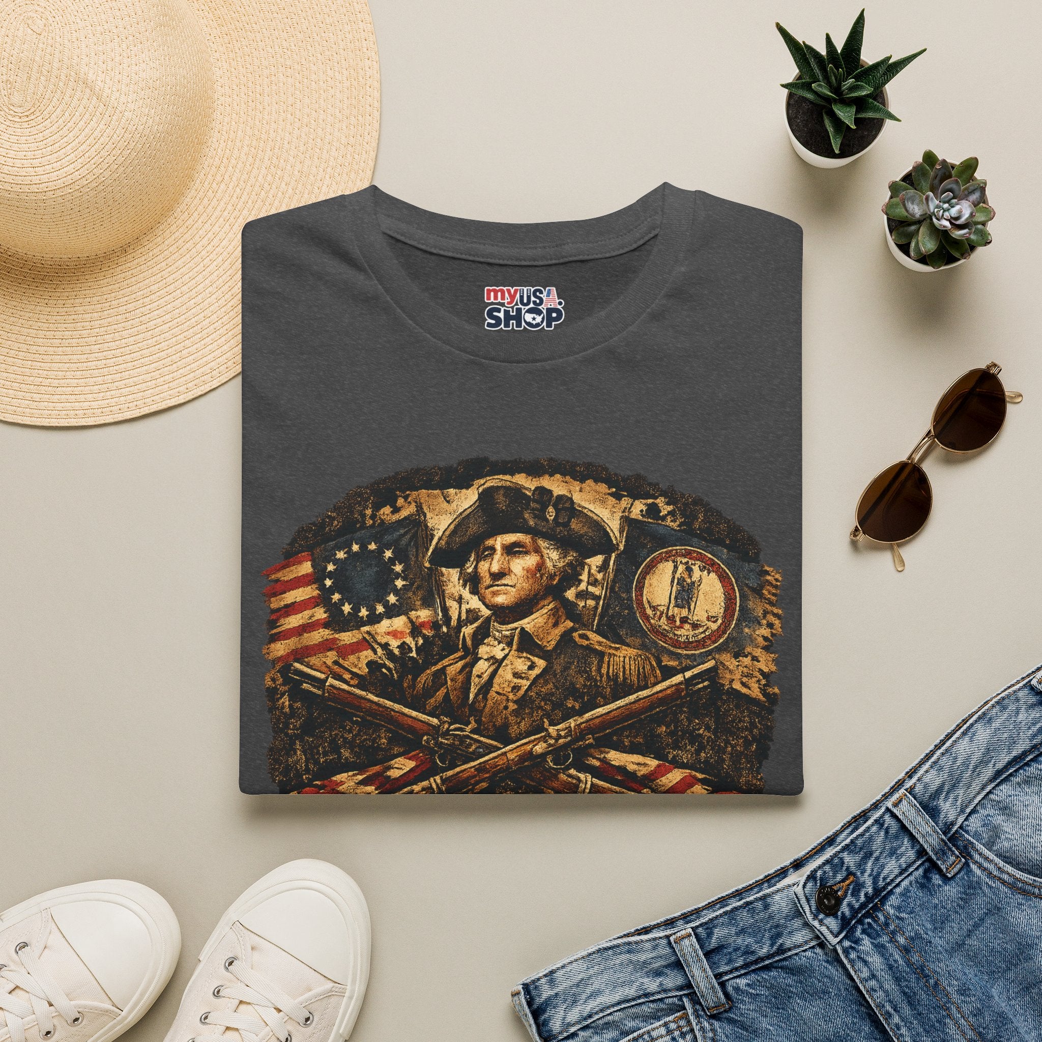 America 250 Virginia- American Freedom Tee Design