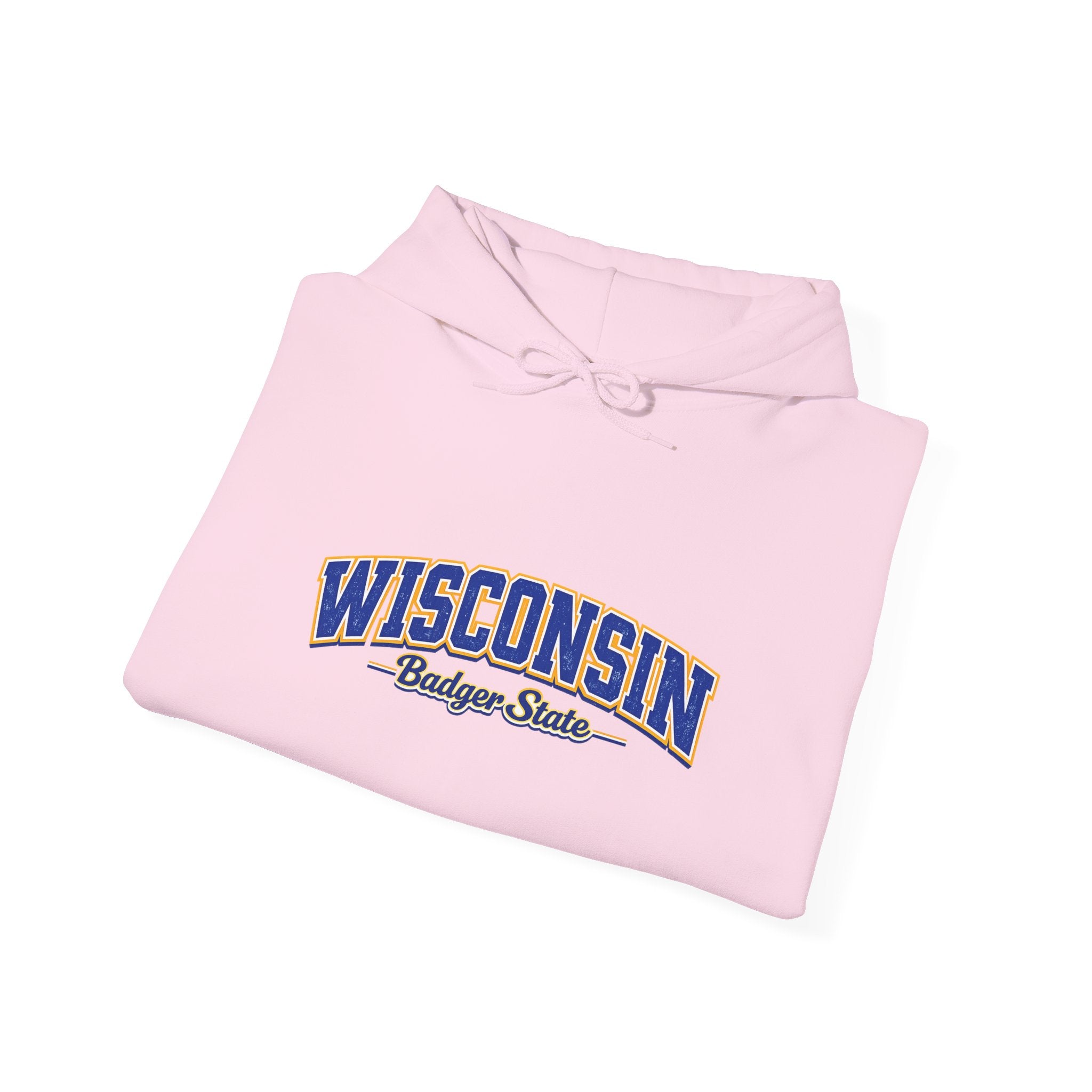 Wisconsin Badger State Heavy Blend Hooded Sweatshirt