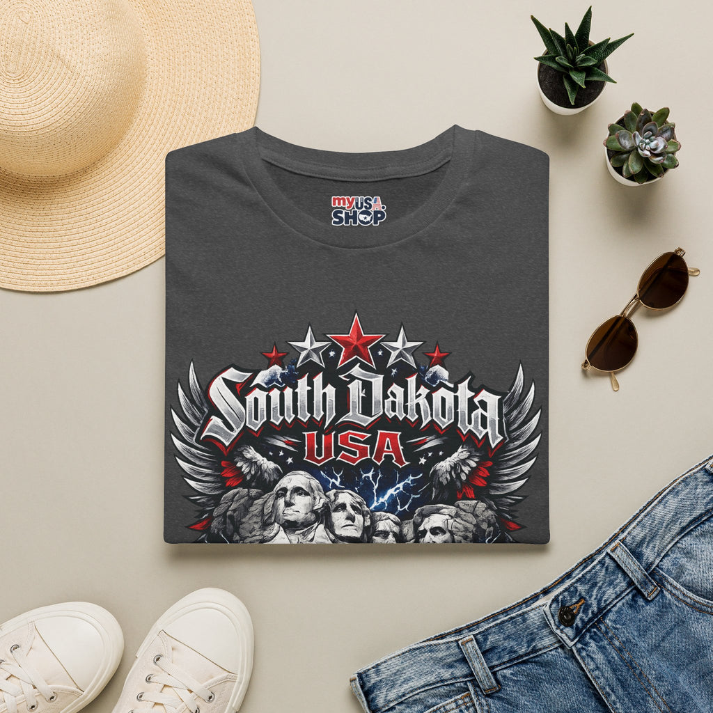 America 250 South Dakota Shirt — Freedom Anniversary Patriotic Graphic Tee