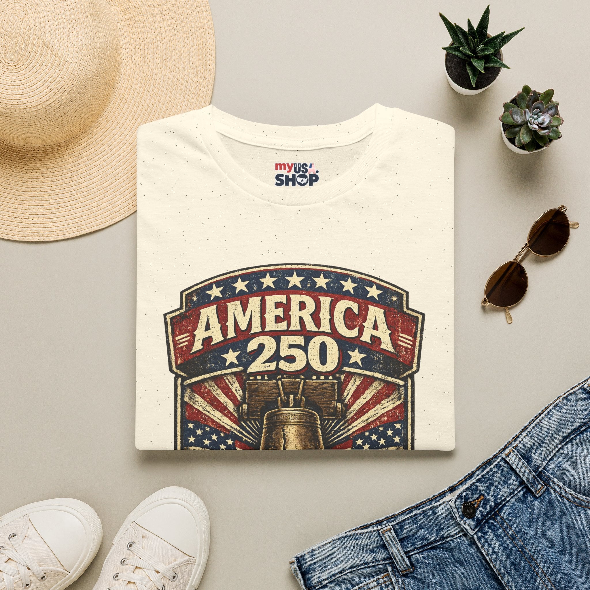 Pennsylvania America 250 Shirt — Vintage Liberty Bell Heritage Crest Tee