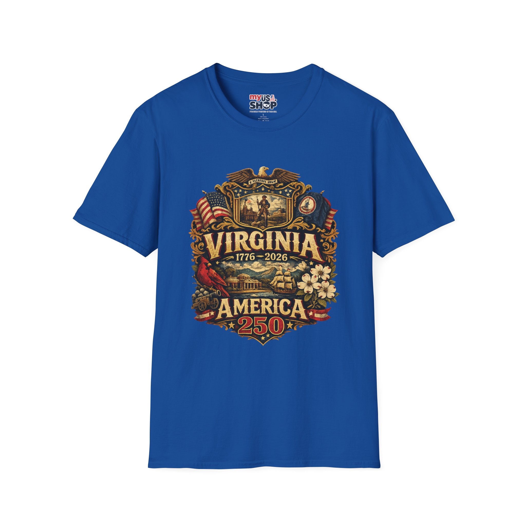 America 250 Co Virginia 250th Anniversary T-Shirt - Commemorative State Pride Tee