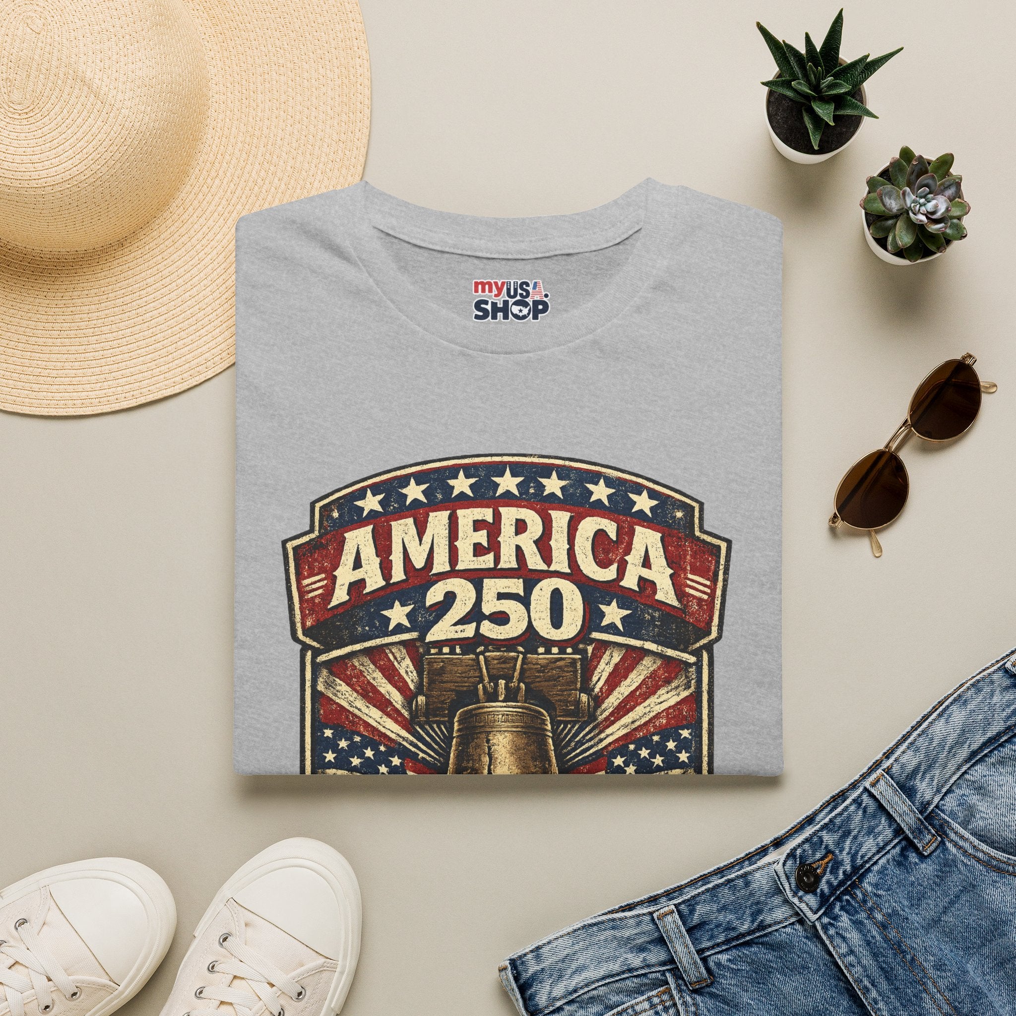 Pennsylvania America 250 Shirt — Vintage Liberty Bell Heritage Crest Tee