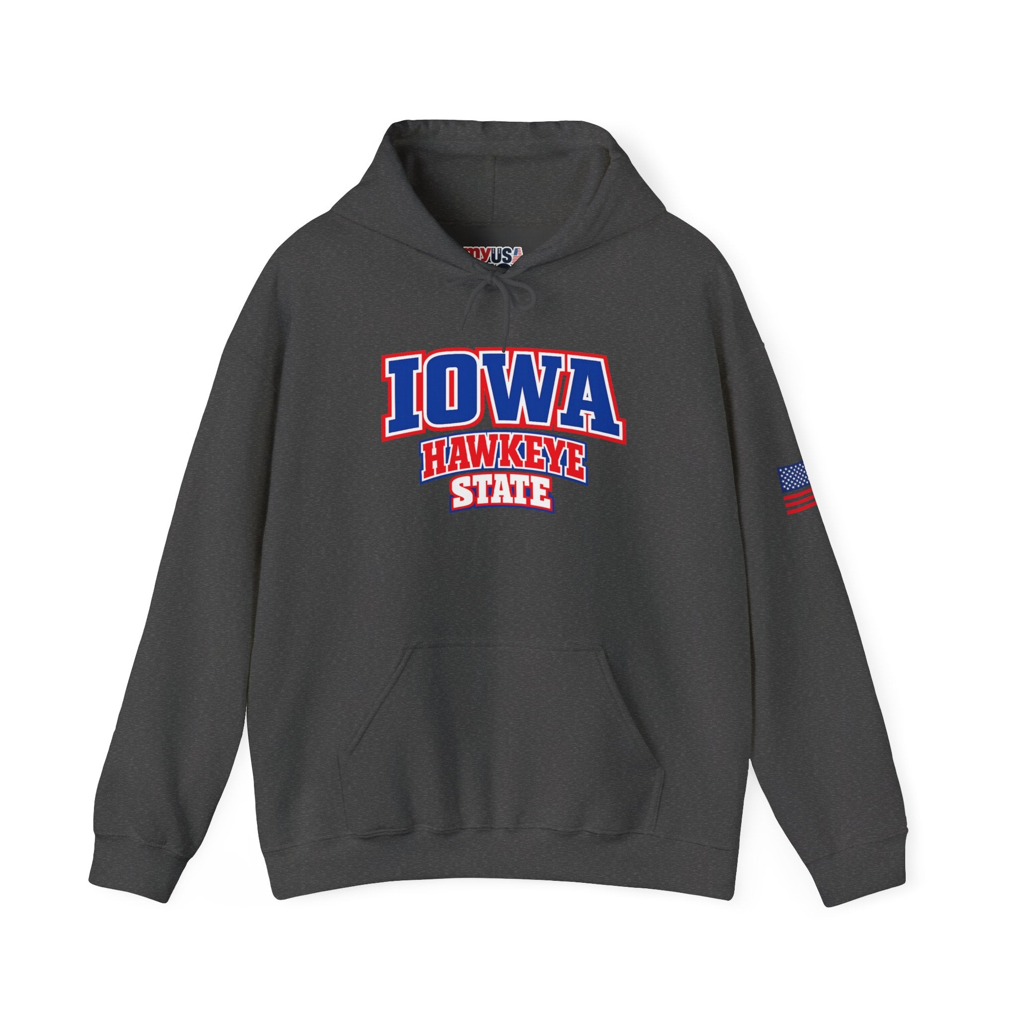 Iowa Hawkeye State Heavy Blend Hooded Sweatshirt