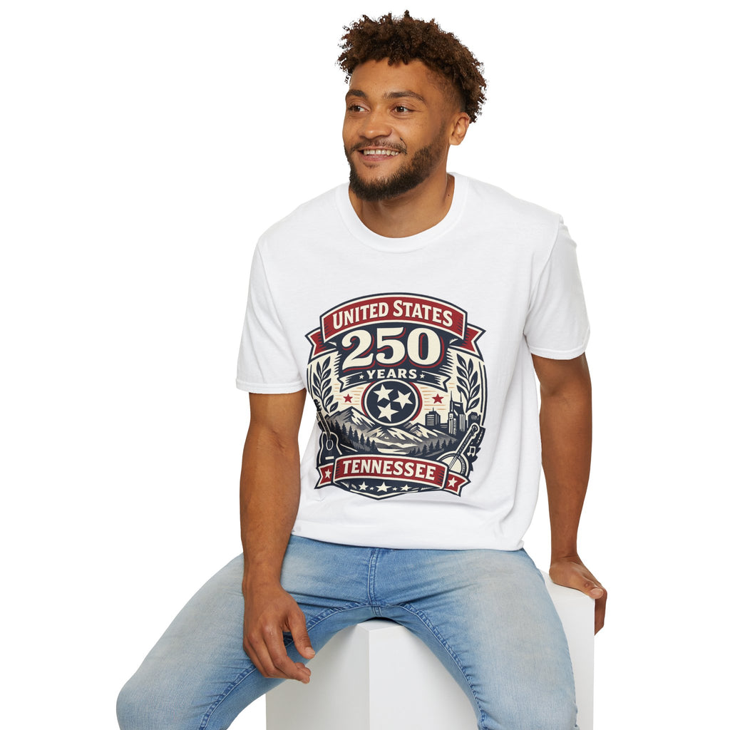 America 250 Tennessee T-Shirt — United States 250 Years Heritage Graphic Tee