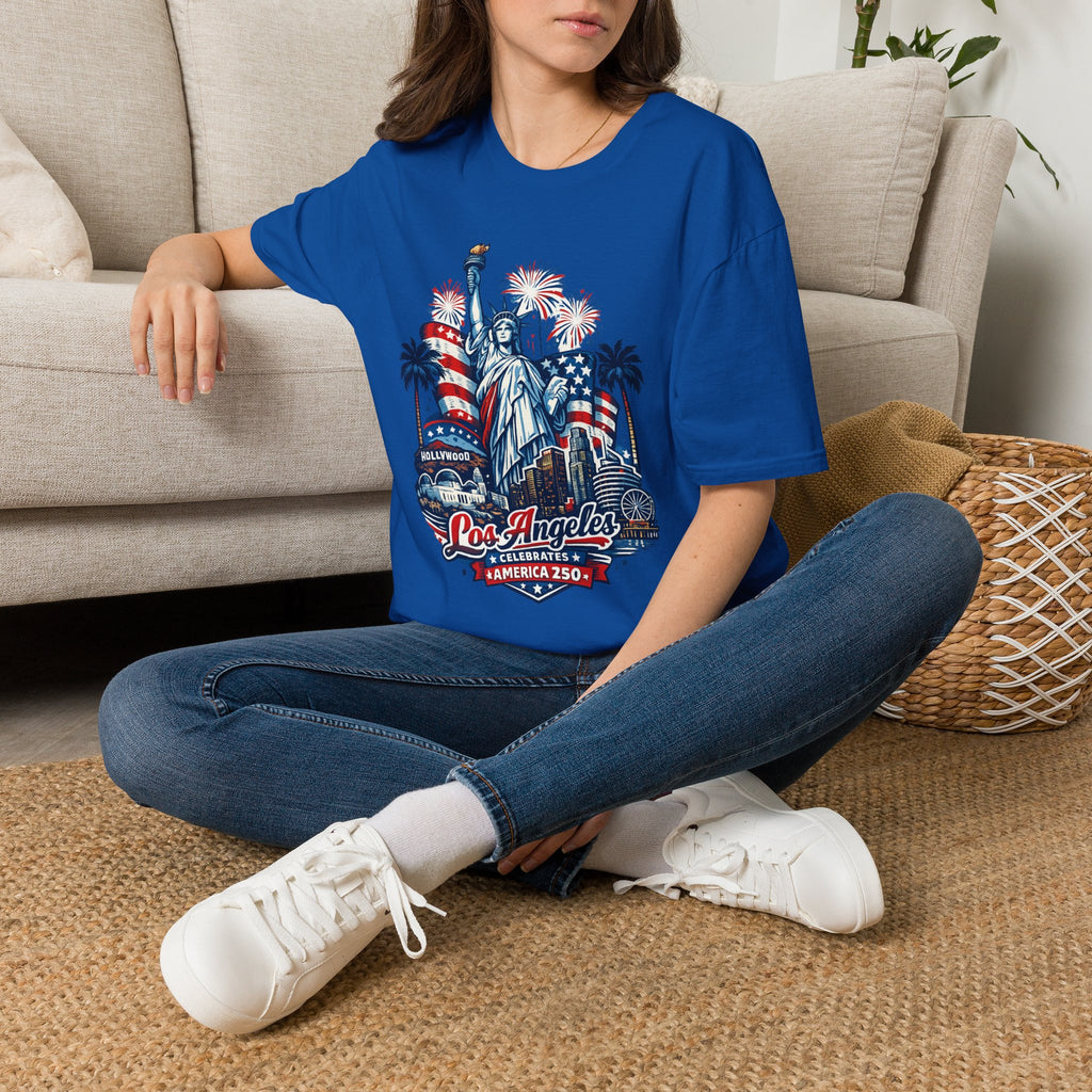 America 250 Statue of Liberty in Los Angeles California Tee