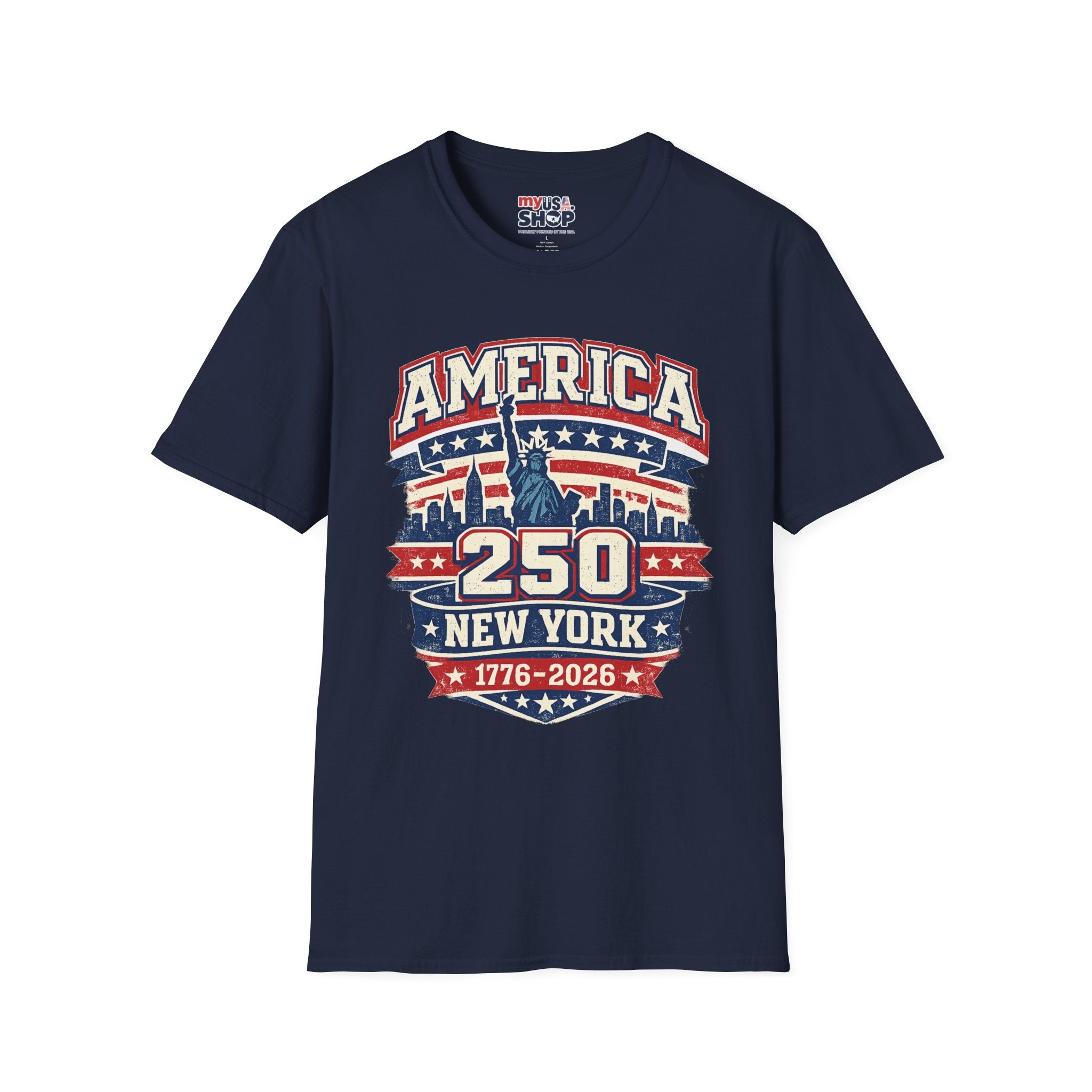 America 250 New York — 1776-2026 Patriotic Tee