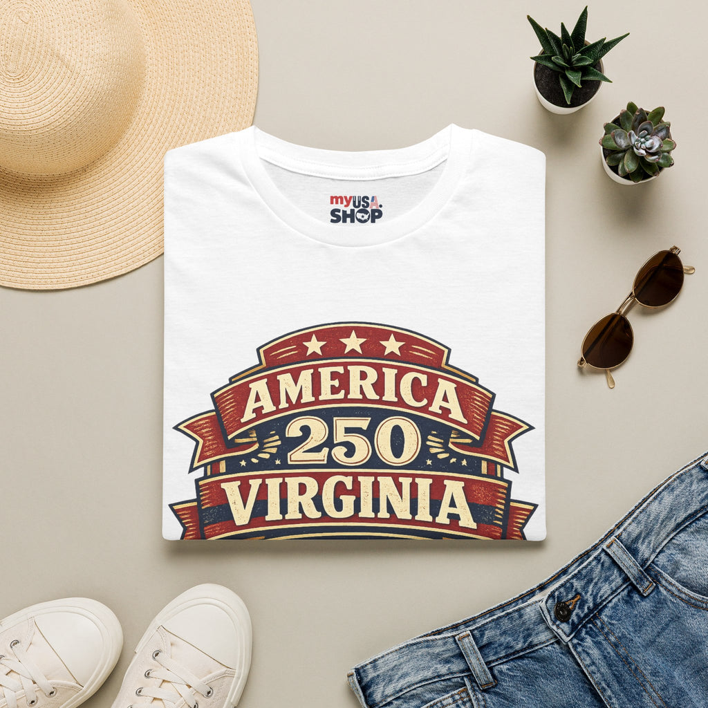 American 250 Virgnia Tee Birthplace of the Nation Design