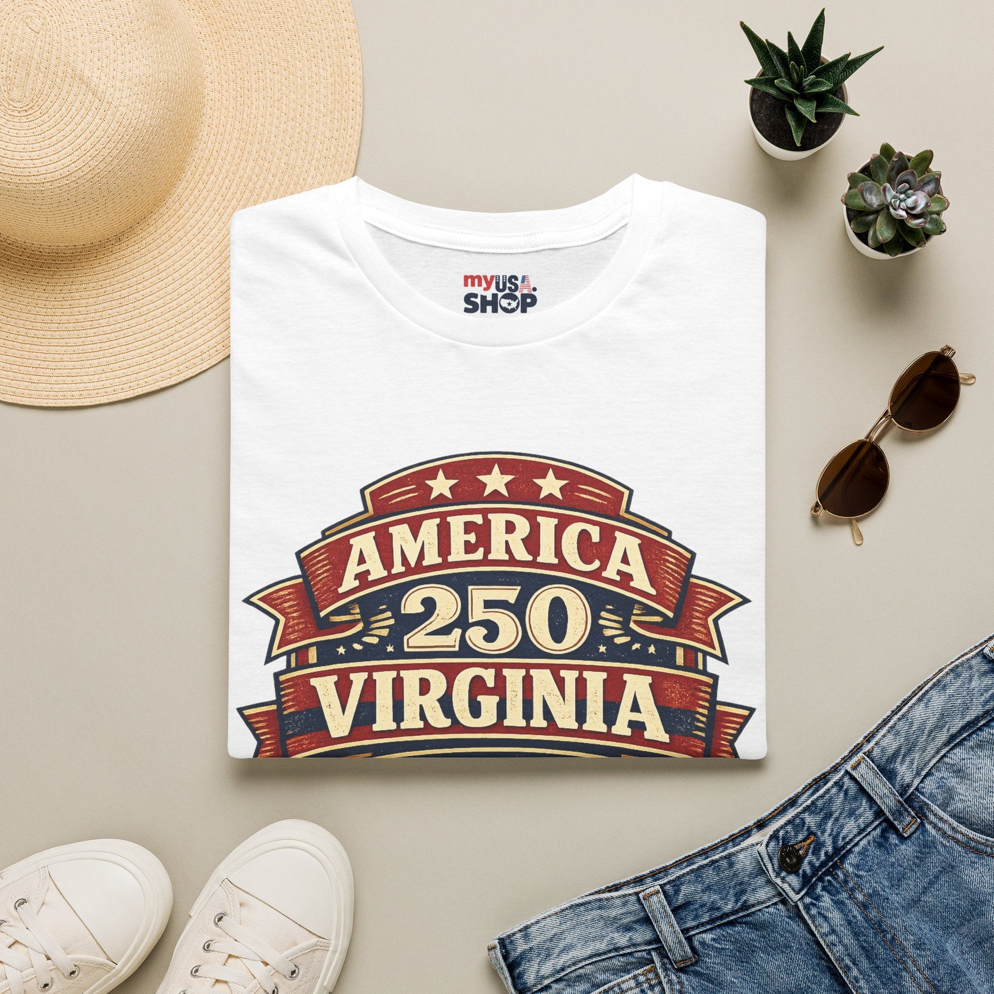 American 250 Virgnia Tee Birthplace of the Nation Design