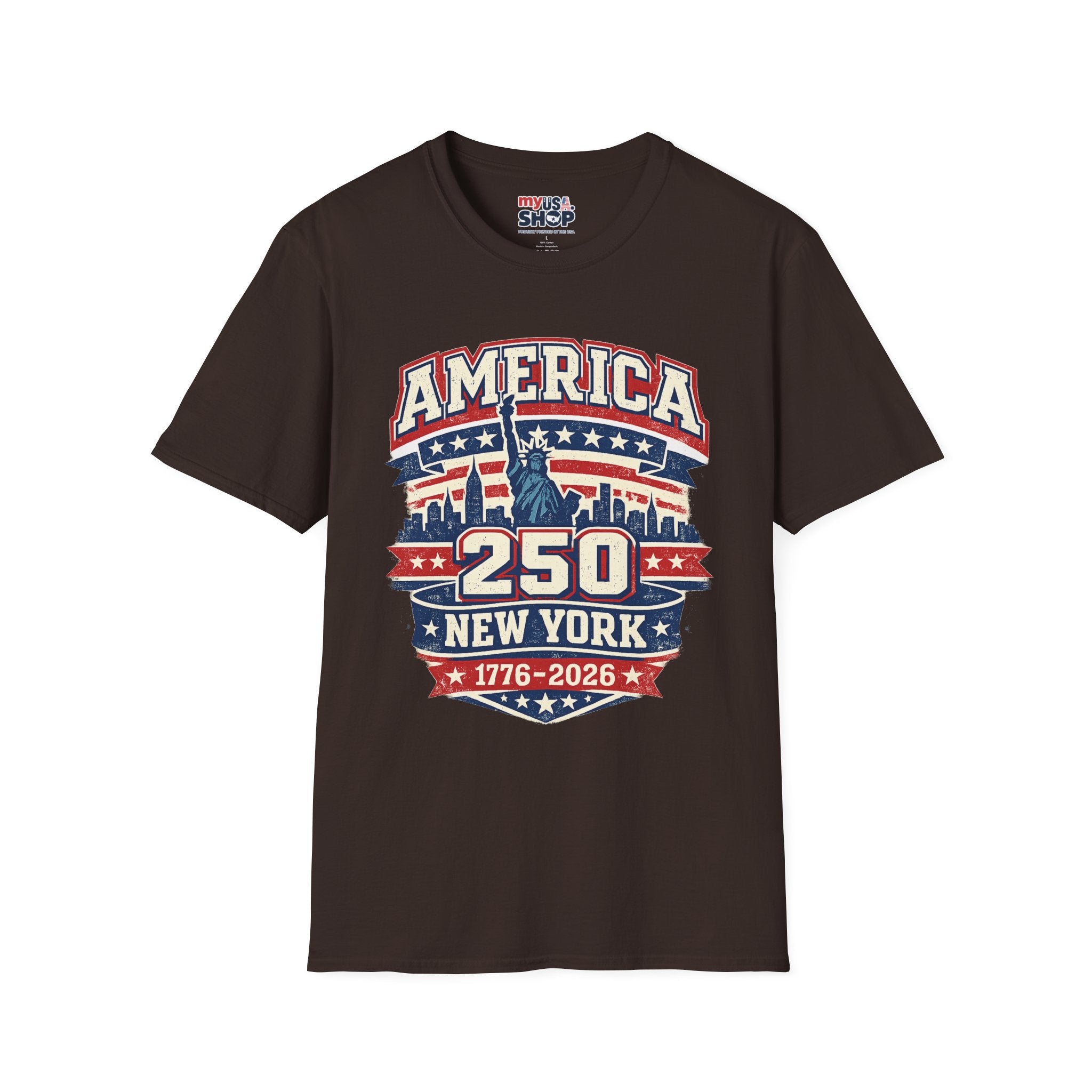America 250 New York — 1776-2026 Patriotic Tee