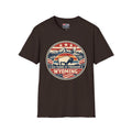 Wyoming Buffalo Tee — America 250 Retro Mountain Graphic T-Shirt