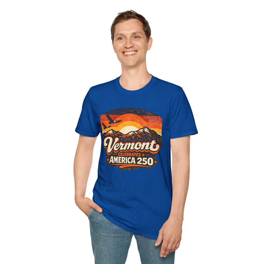 America 250 Vermont Sunset T-Shirt – Vintage Mountains
