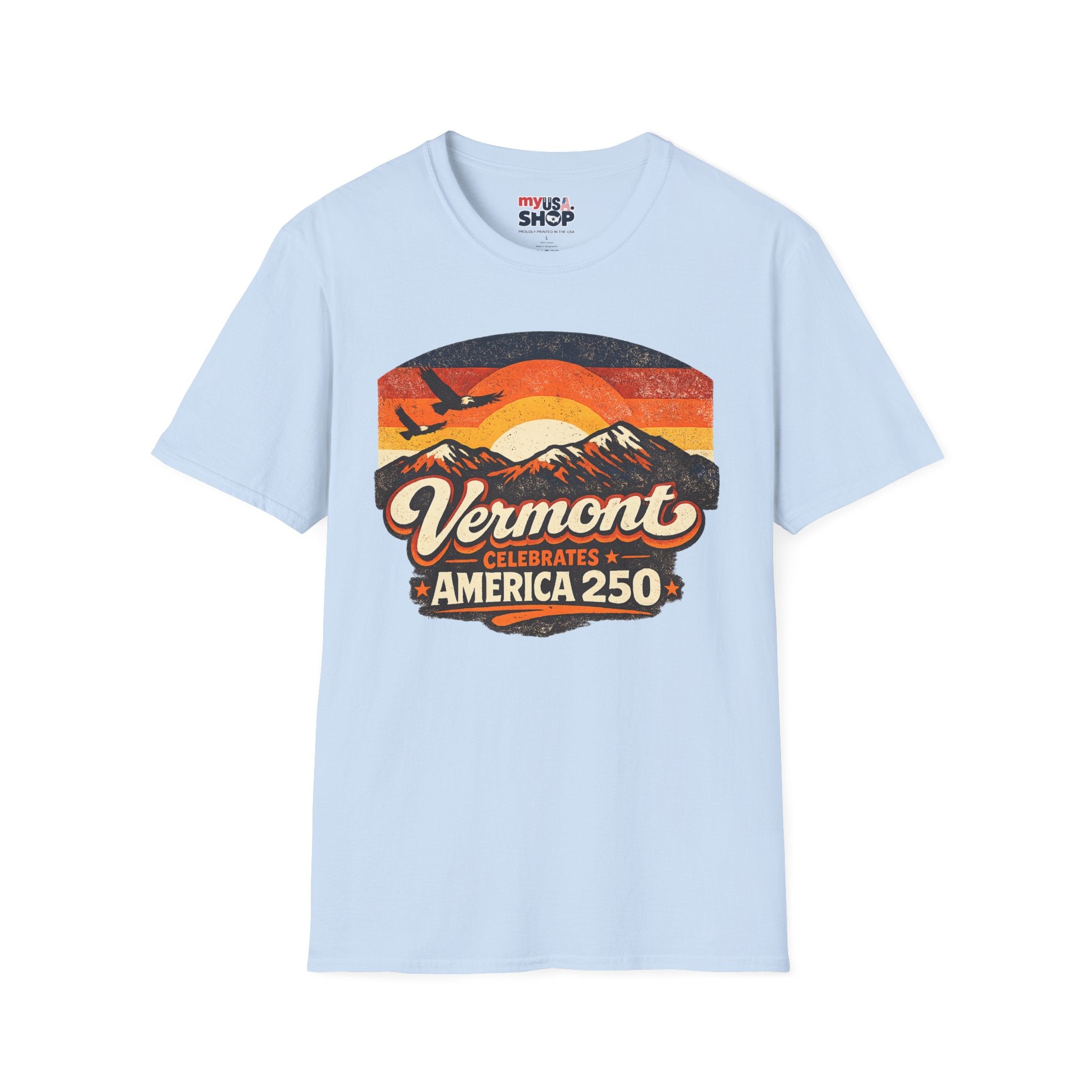 America 250 Vermont Sunset T-Shirt – Vintage Mountains