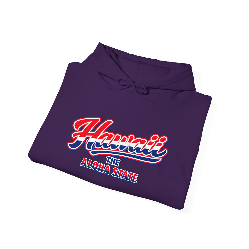 Hawaii The Aloha State Heavy Blend Hooded Sweatshirt