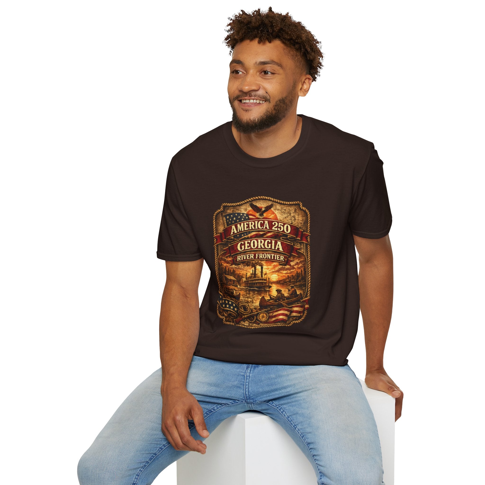 America 250 Georgia - River Frontier T‑Shirt