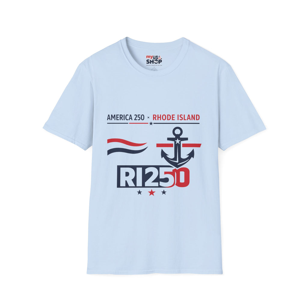 RI250 Rhode Island America 250 Shirt — Modern Nautical Graphic Tee