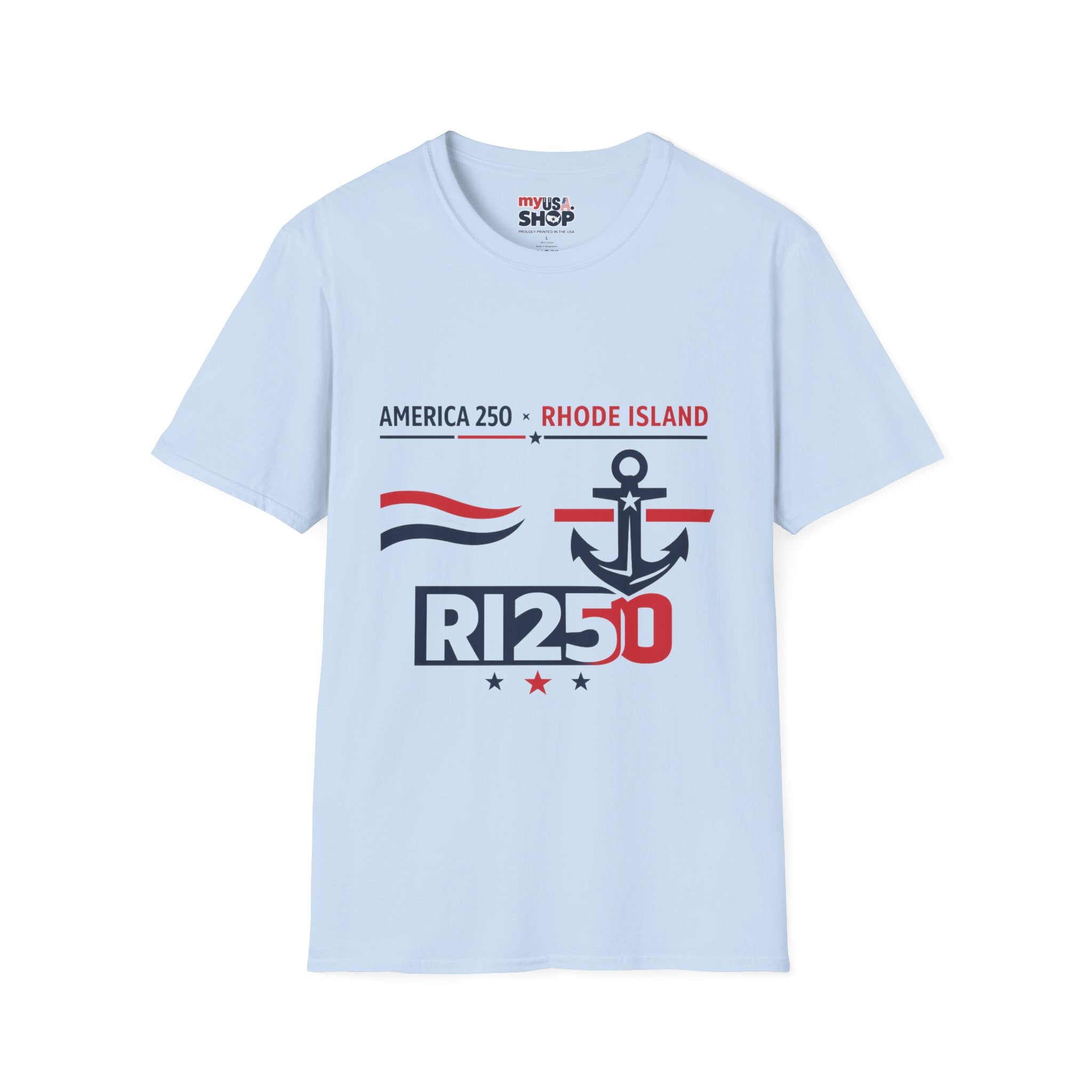 RI250 Rhode Island America 250 Shirt — Modern Nautical Graphic Tee
