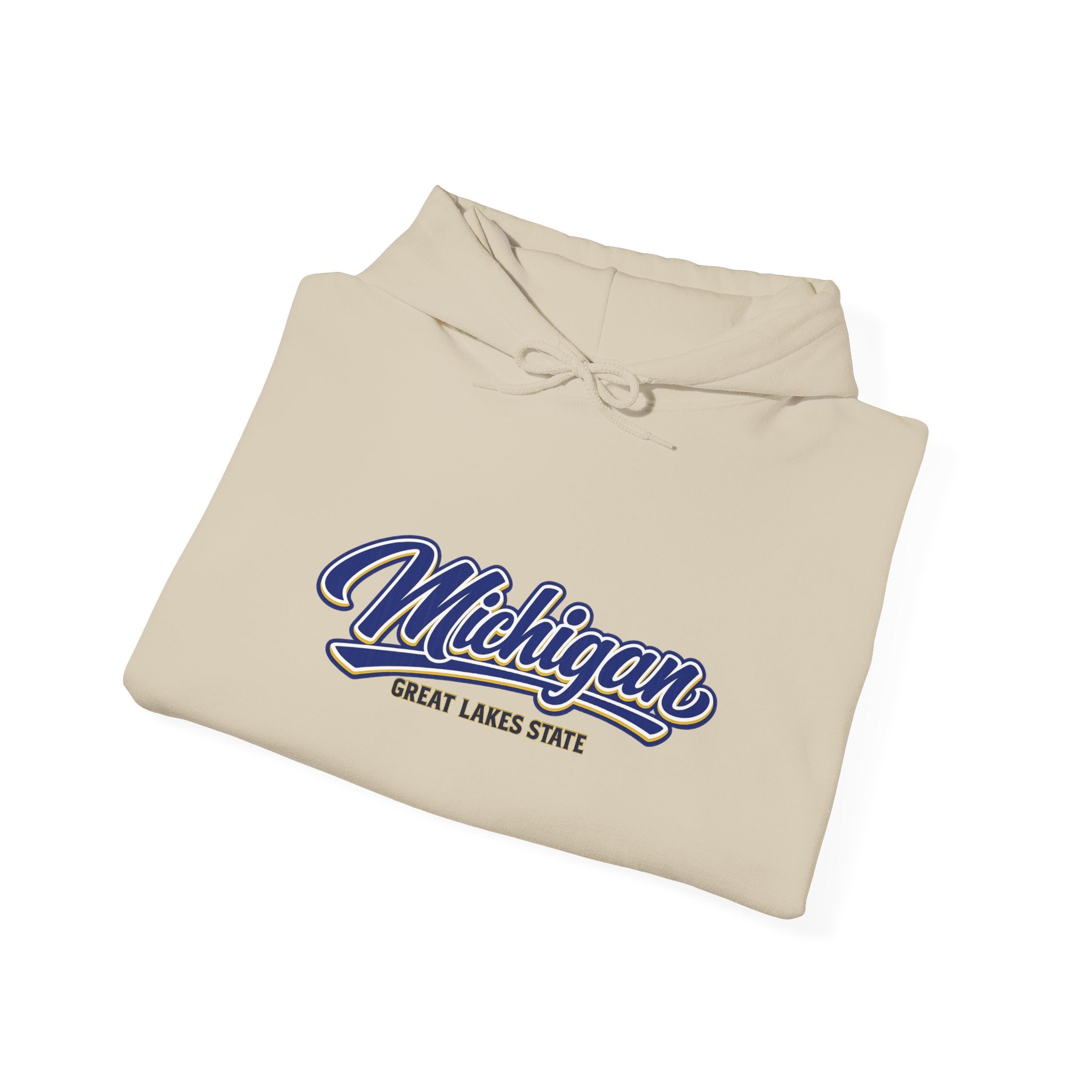 Michigan Great Lakes State Heavy Blend Hooded Sweatshirt