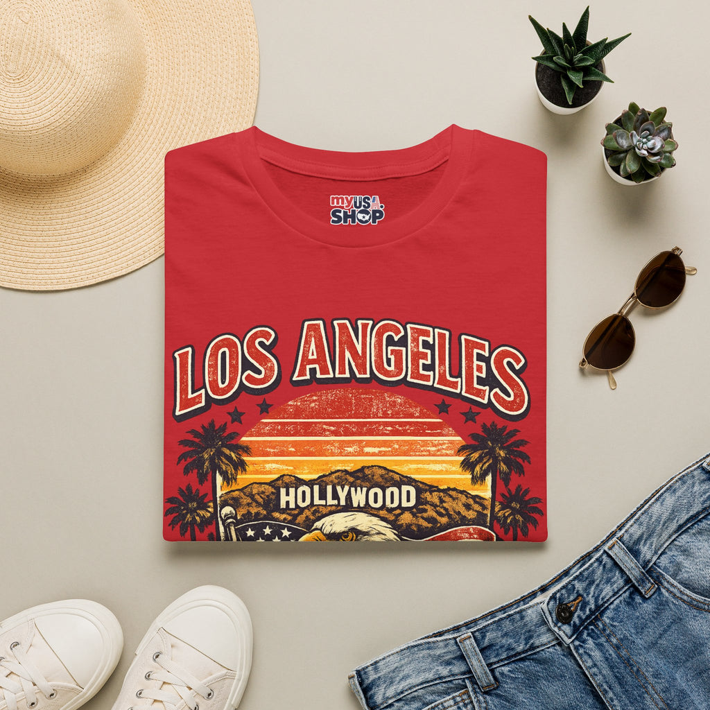 America 250 Vintage Los Angeles Freedom Celebration California Tee