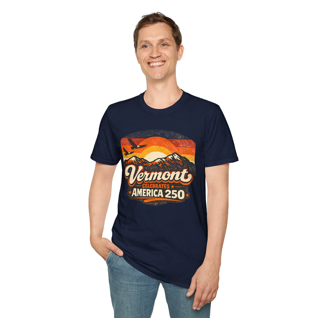 America 250 Vermont Sunset T-Shirt – Vintage Mountains