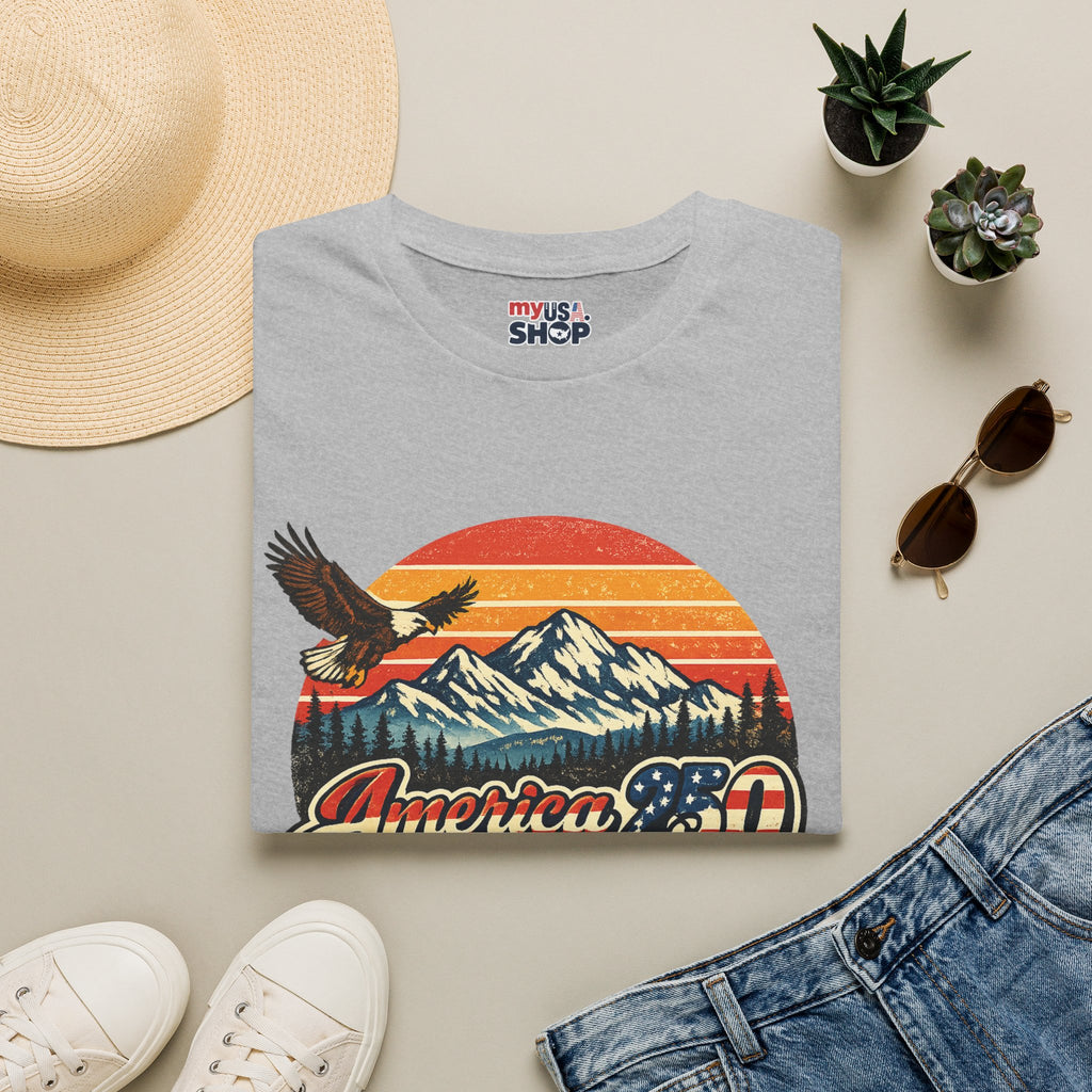 America 250 x Montana Vintage Eagle — America 80s Retro Mountain