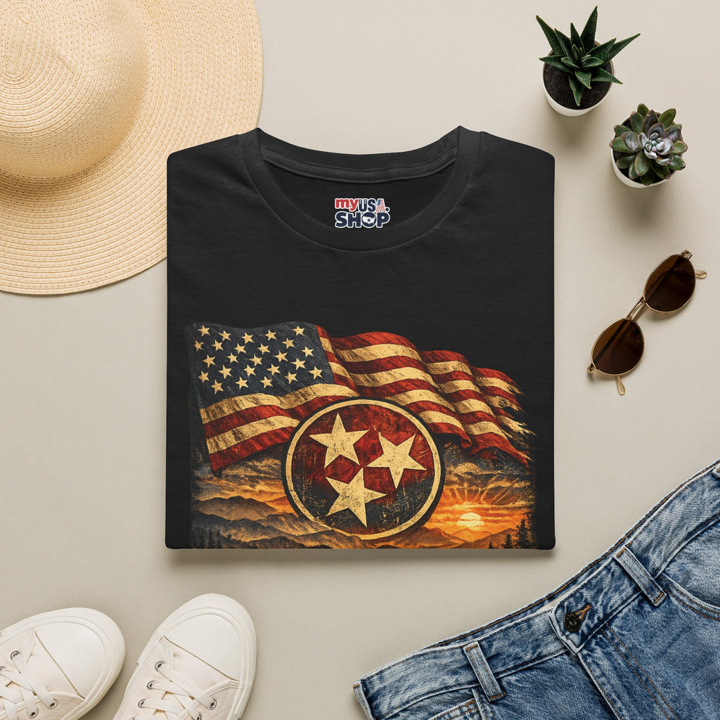 America 250 Tennessee T-Shirt — 250 Years of Freedom Patriotic Graphic Tee