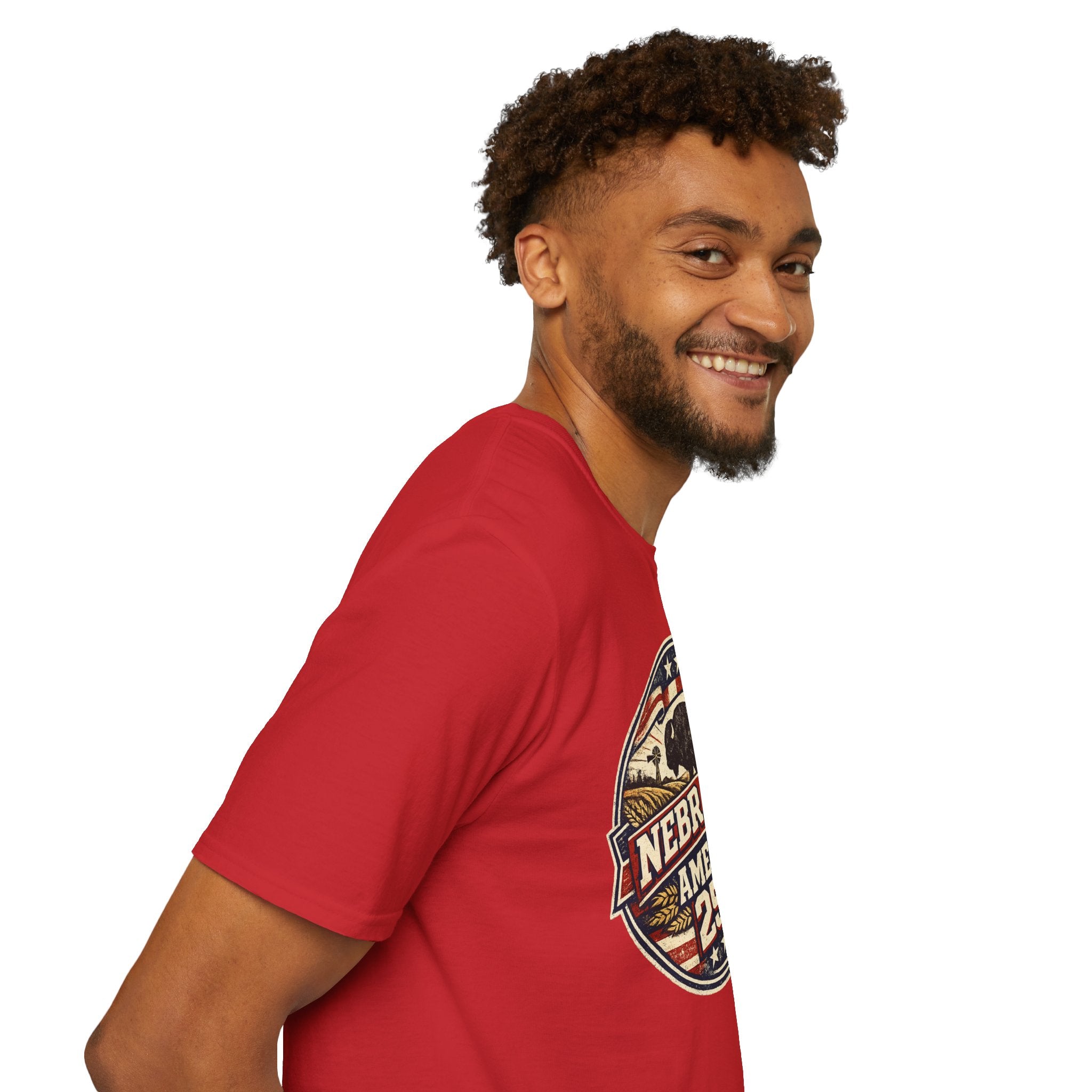 Nebraska Buffalo Retro T-Shirt — America 250 Vintage State Pride Tee