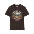 America 250 Commemorative T-Shirt – Wisconsin History Lighthouse Vintage Badge