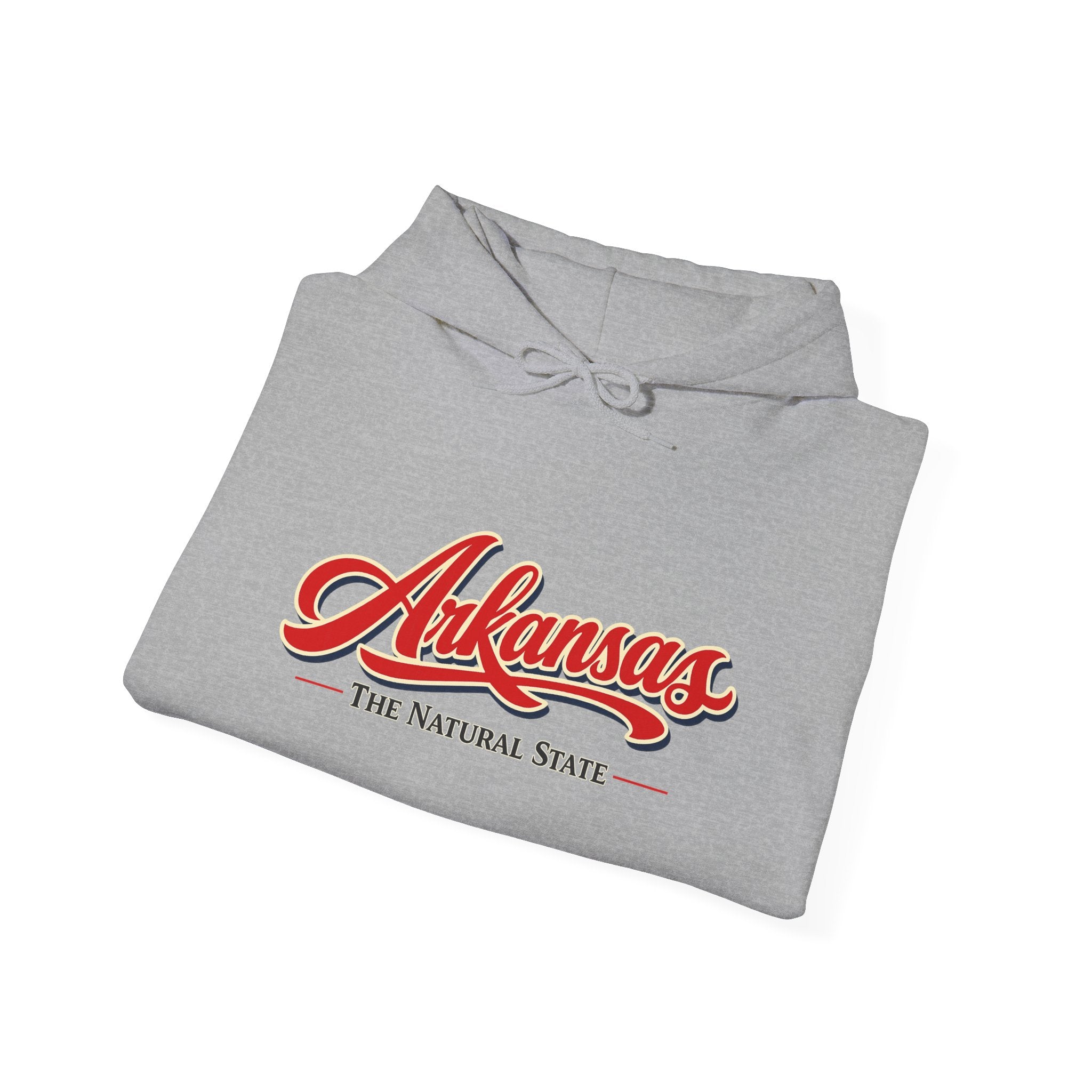 Arkansas The Natural State Heavy Blend Hooded Sweatshirt