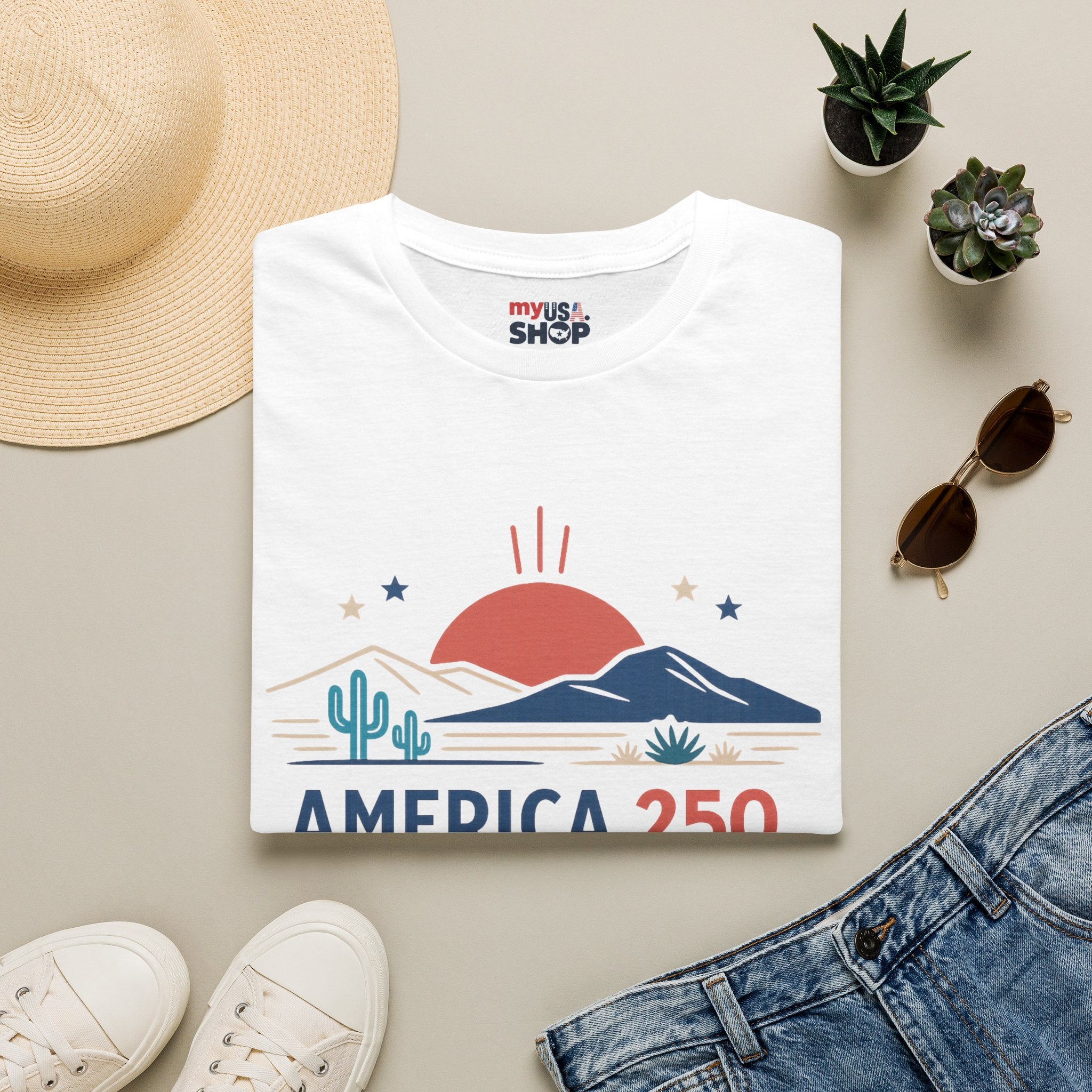 America 250 x New Mexico Desert Sunrise