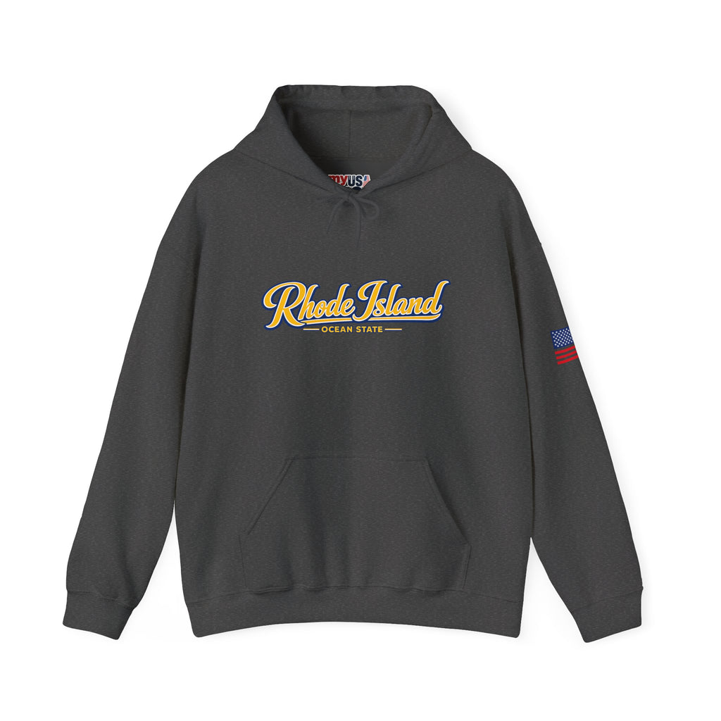 Rhode Island Ocean State Heavy Blend Hooded Sweatshirt