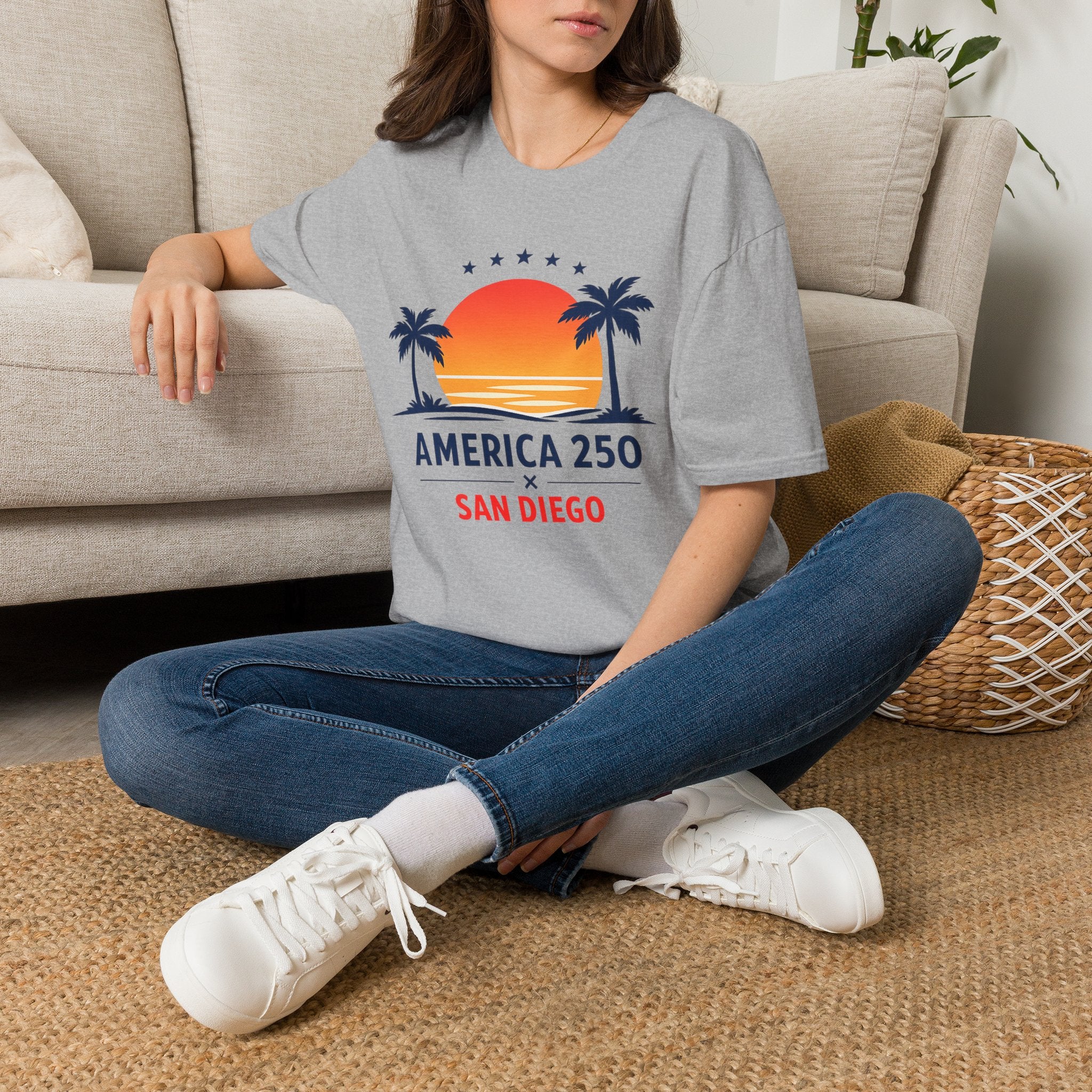 America 250 San Diego California Tee