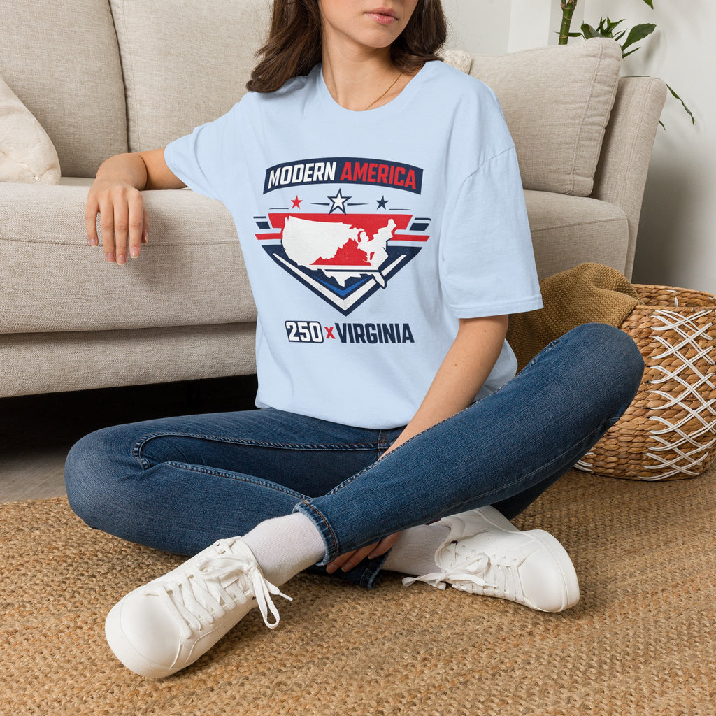 America 250 Virginia T‑Shirt — Patriotic USA State Graphic Tee