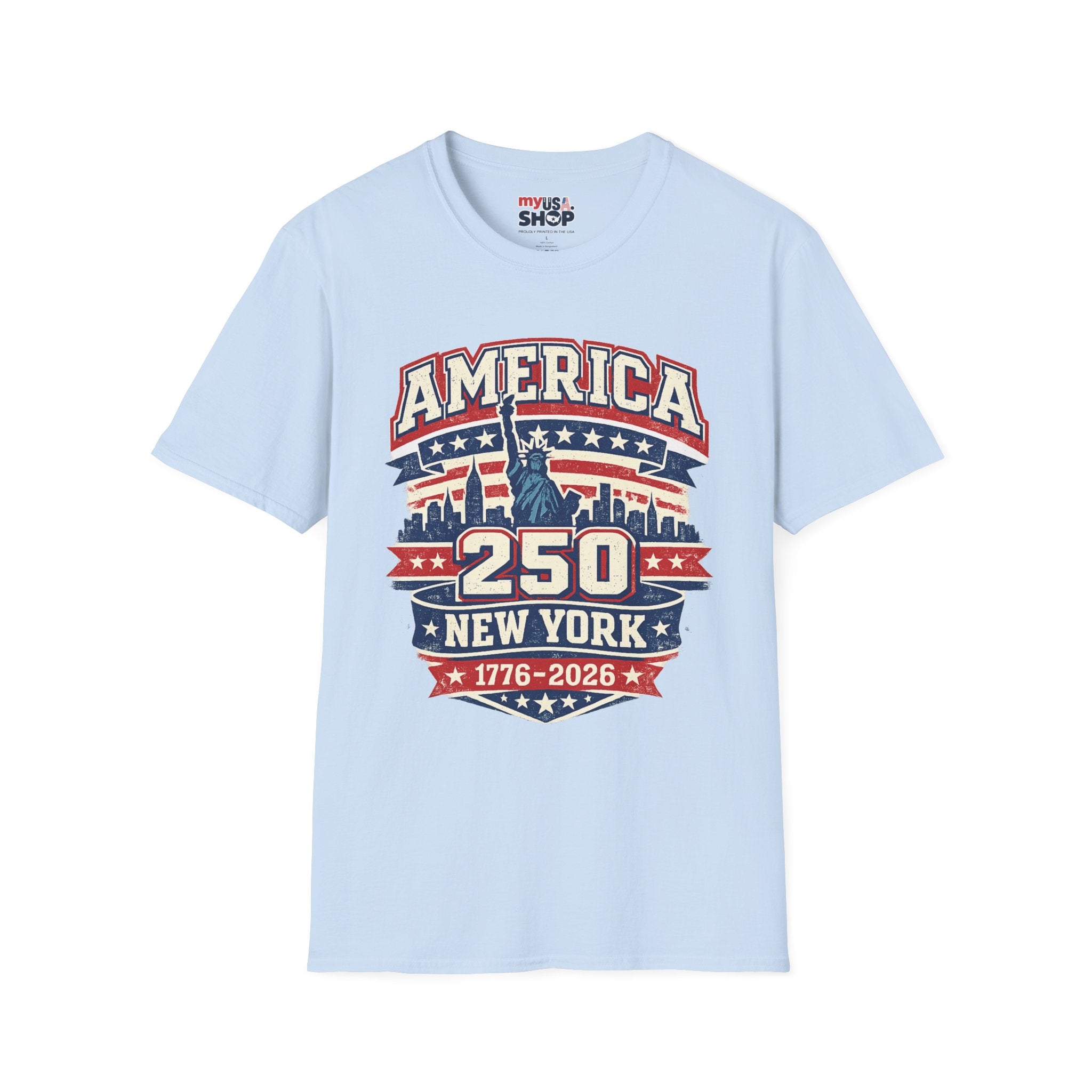 America 250 New York — 1776-2026 Patriotic Tee