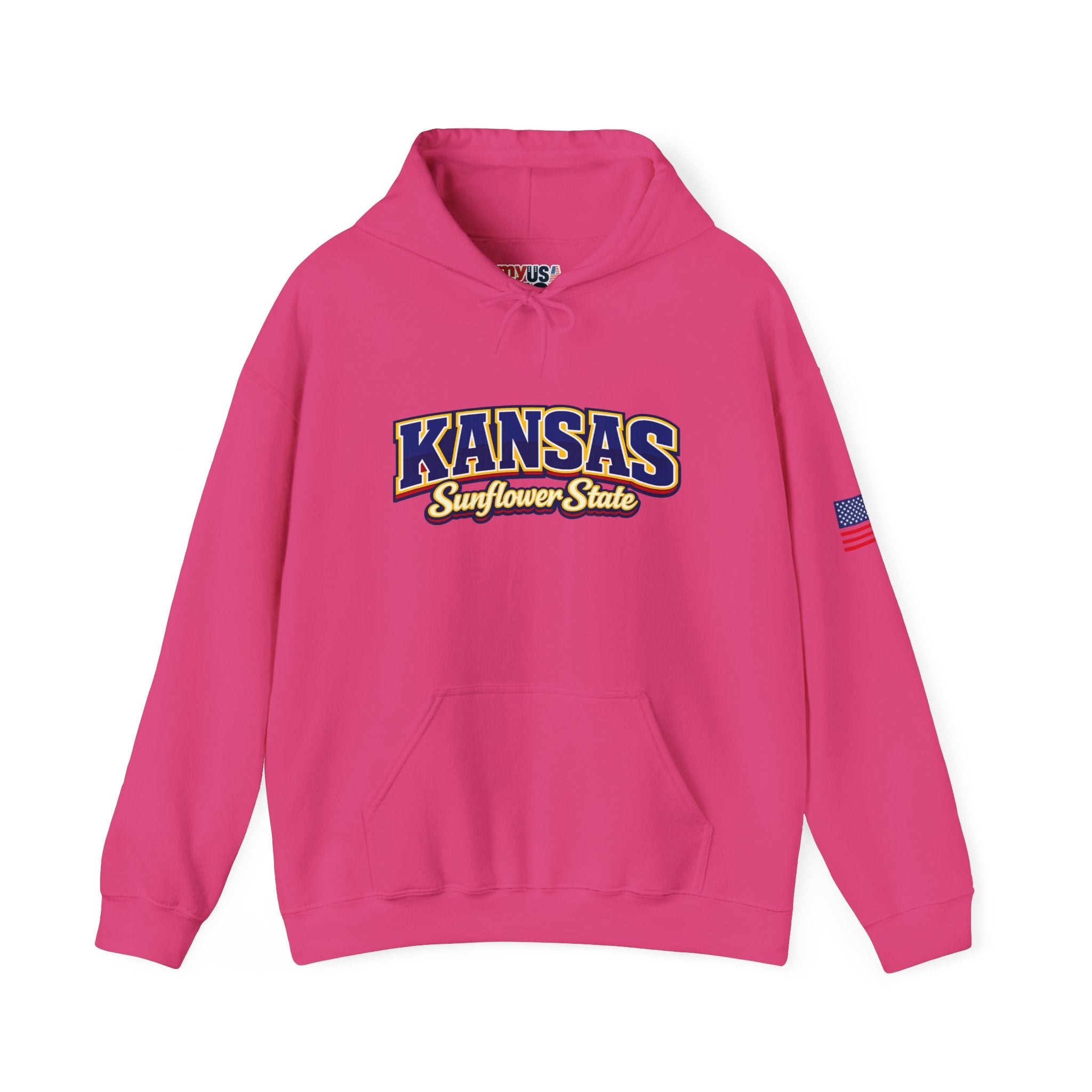 Kansas Sunflower State Heavy Blend Hooded Sweatshirt