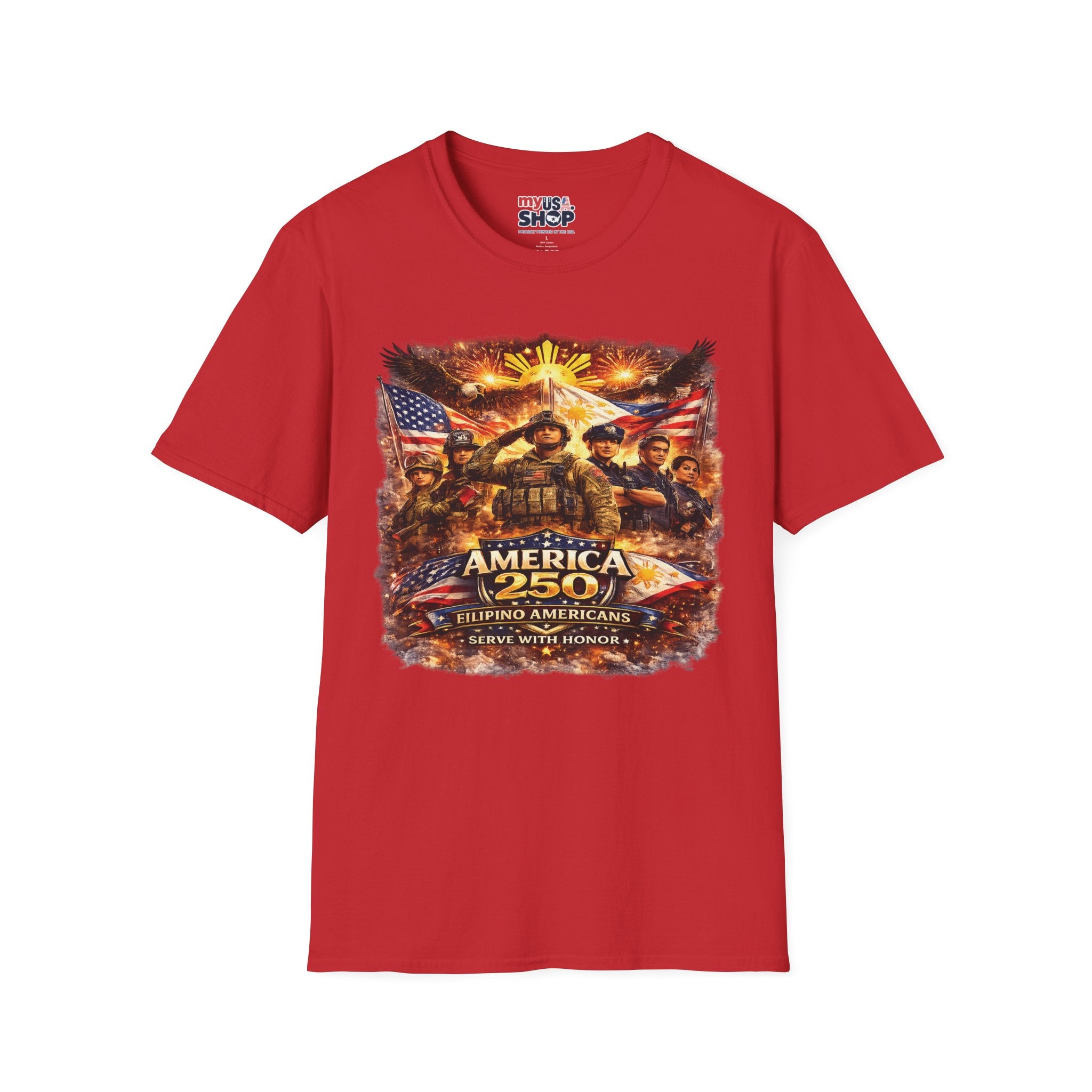 America 250 Patriotic Filipino Military Tribute