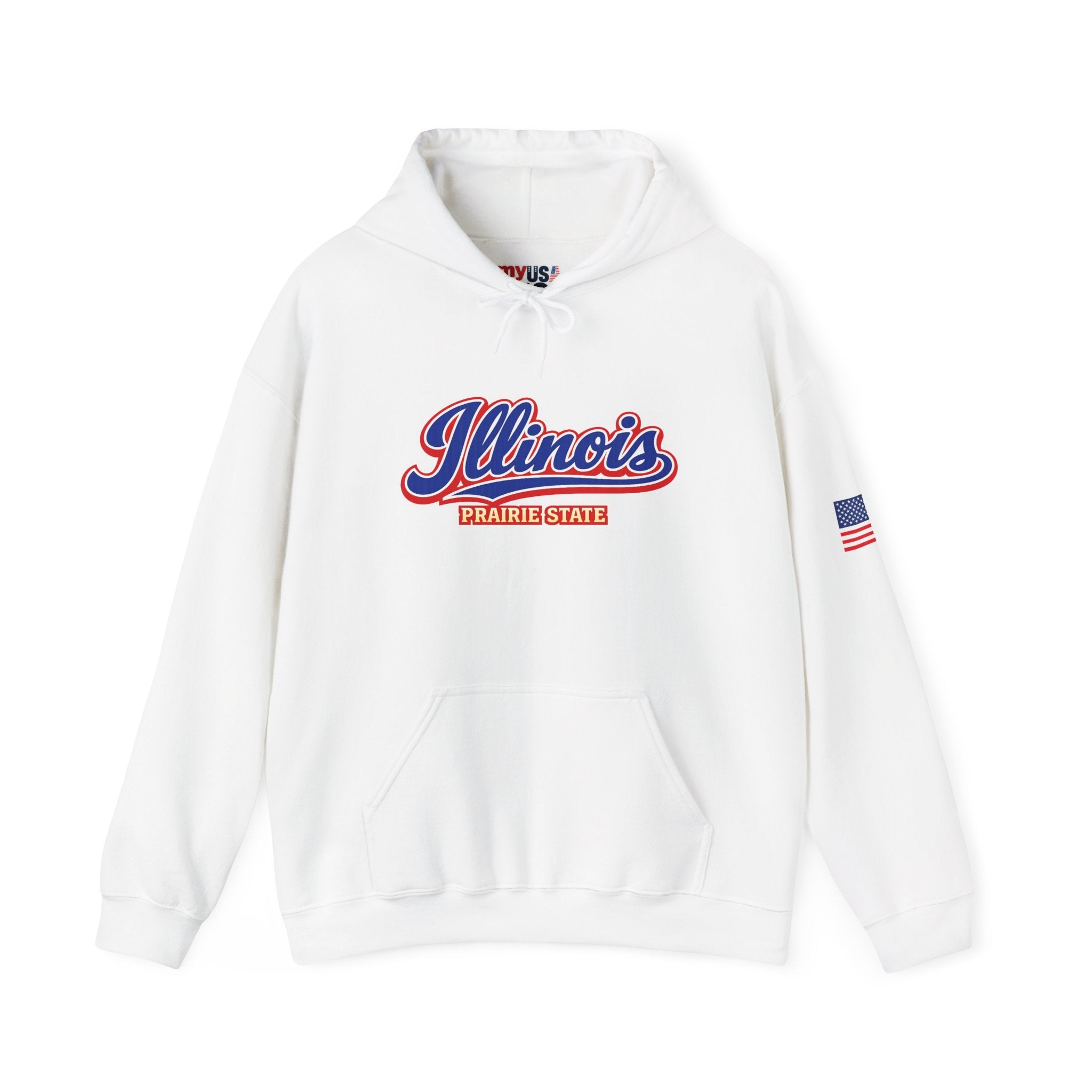 Illinois Prairie State Heavy Blend Hooded Sweatshirt