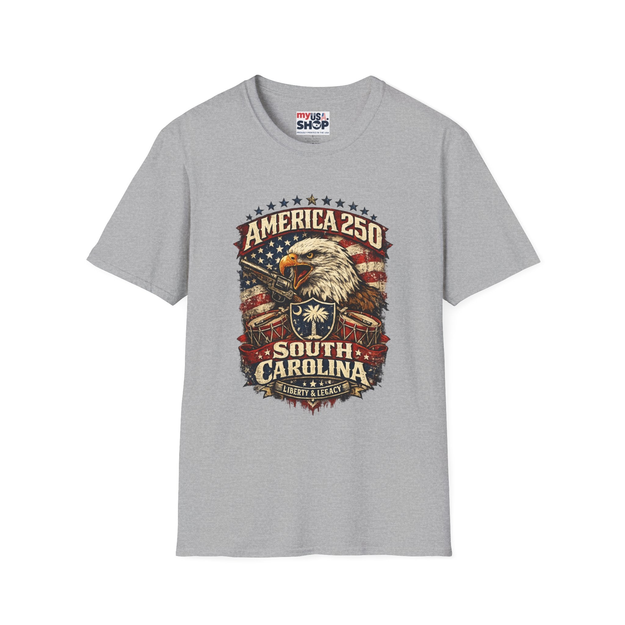 America 250 South Carolina T-Shirt Liberty and Legacy Celebration Tee