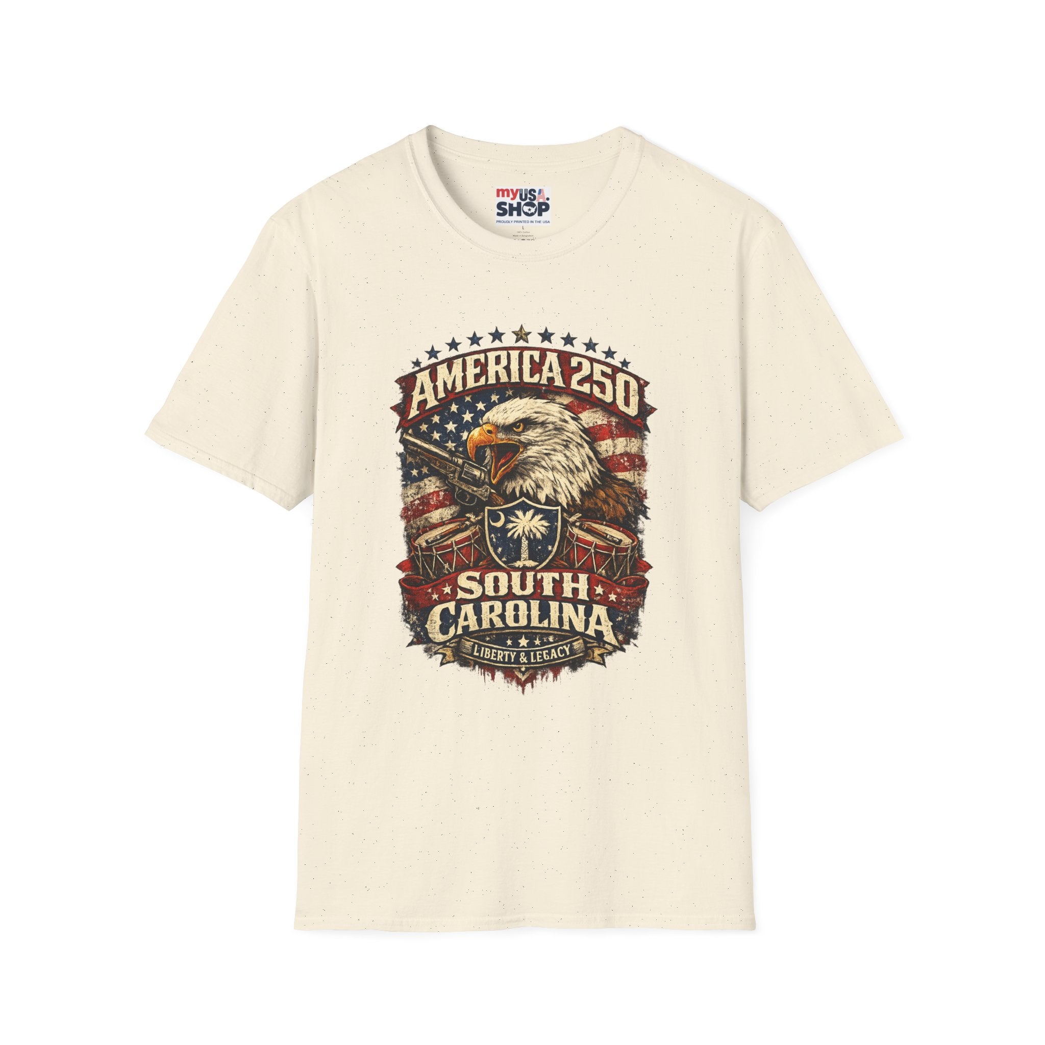 America 250 South Carolina T-Shirt Liberty and Legacy Celebration Tee