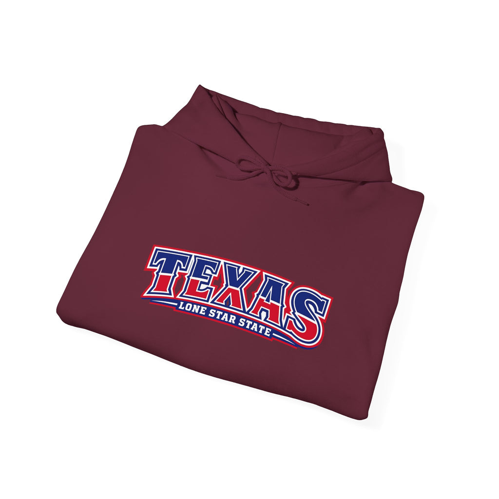 Texas The Lone Star State Heavy Blend Hooded Sweatshirt