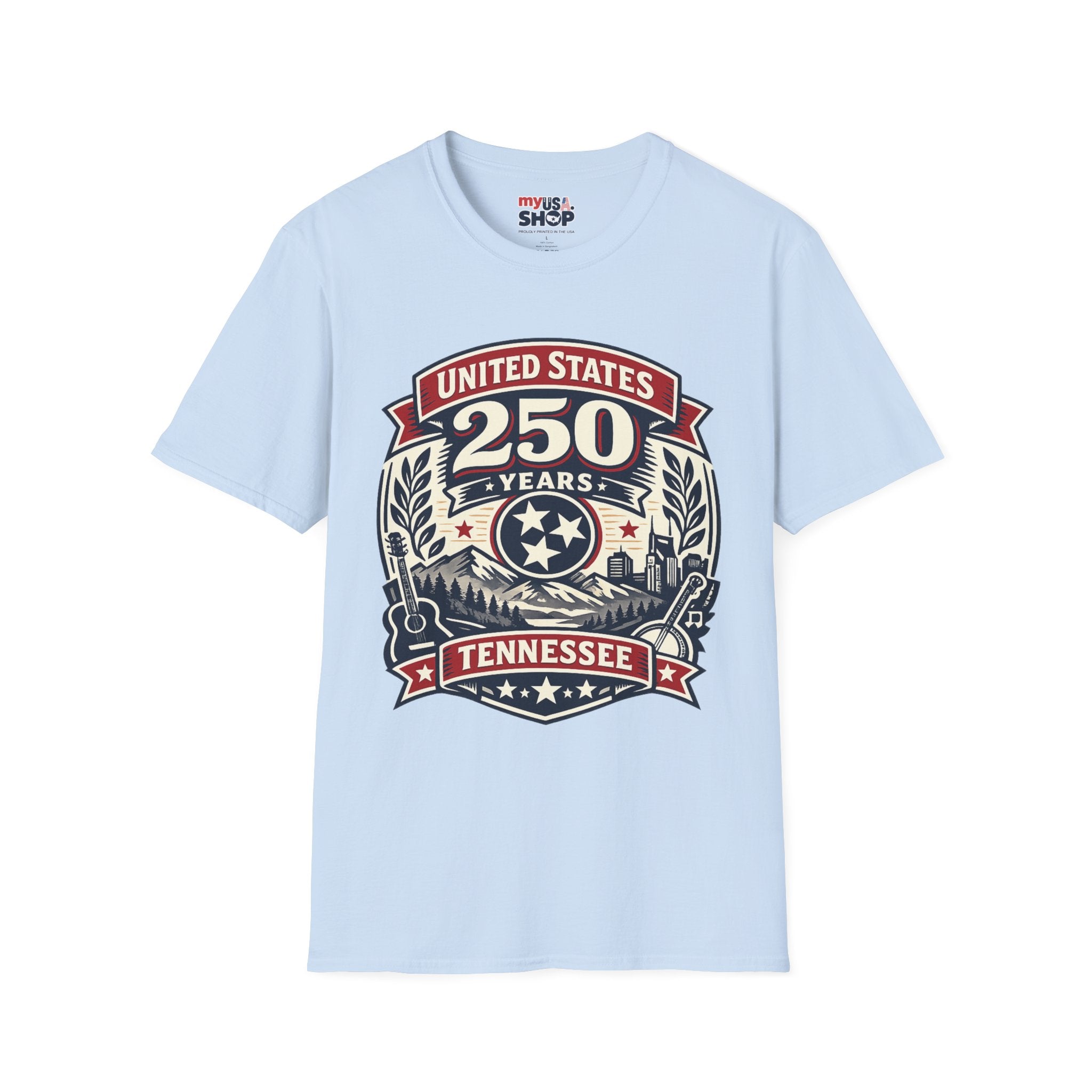 America 250 Tennessee T-Shirt — United States 250 Years Heritage Graphic Tee