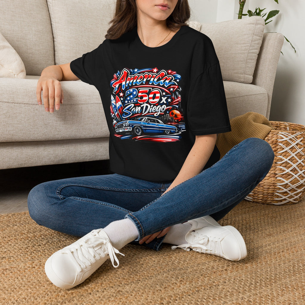 America 250 San Diego California Lowrider Tee