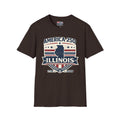 America 250 Illinois T-Shirt — 1776–2026 USA State Pride Tee