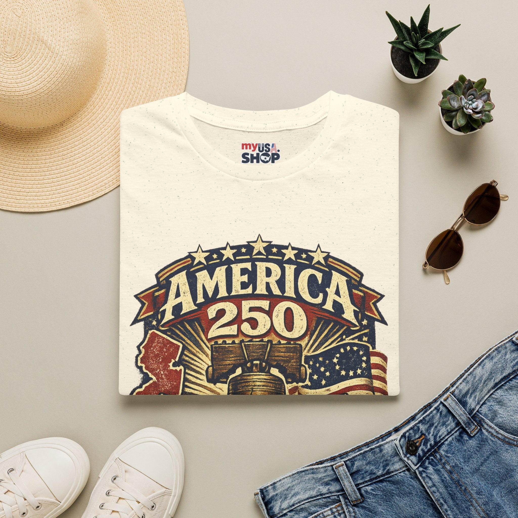 America 250 — New Jersey Bicentennial 1776–2026 Celebratory